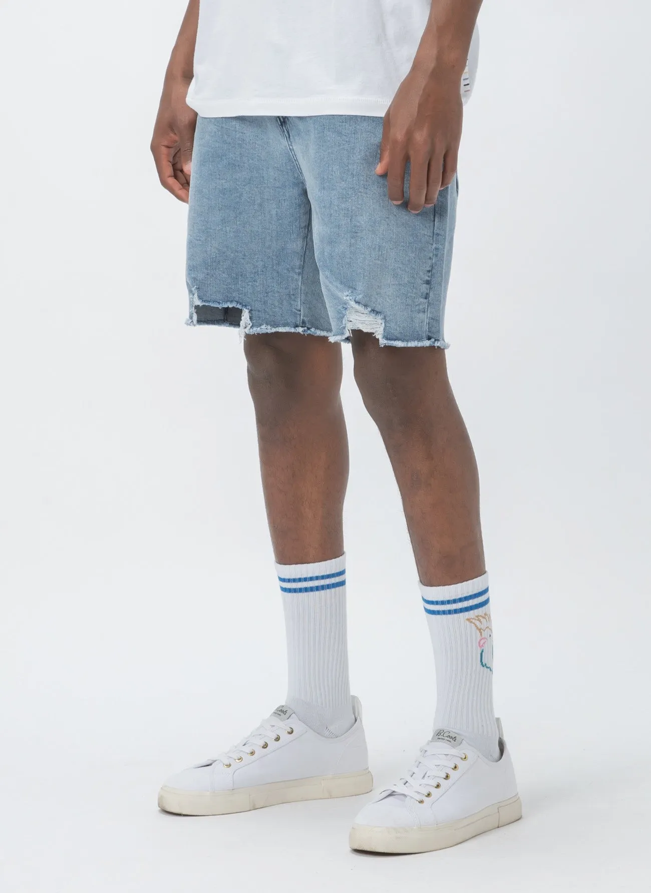 Raw Jean Short Stone Blue sold by Barney Cools product image thumbnail 4