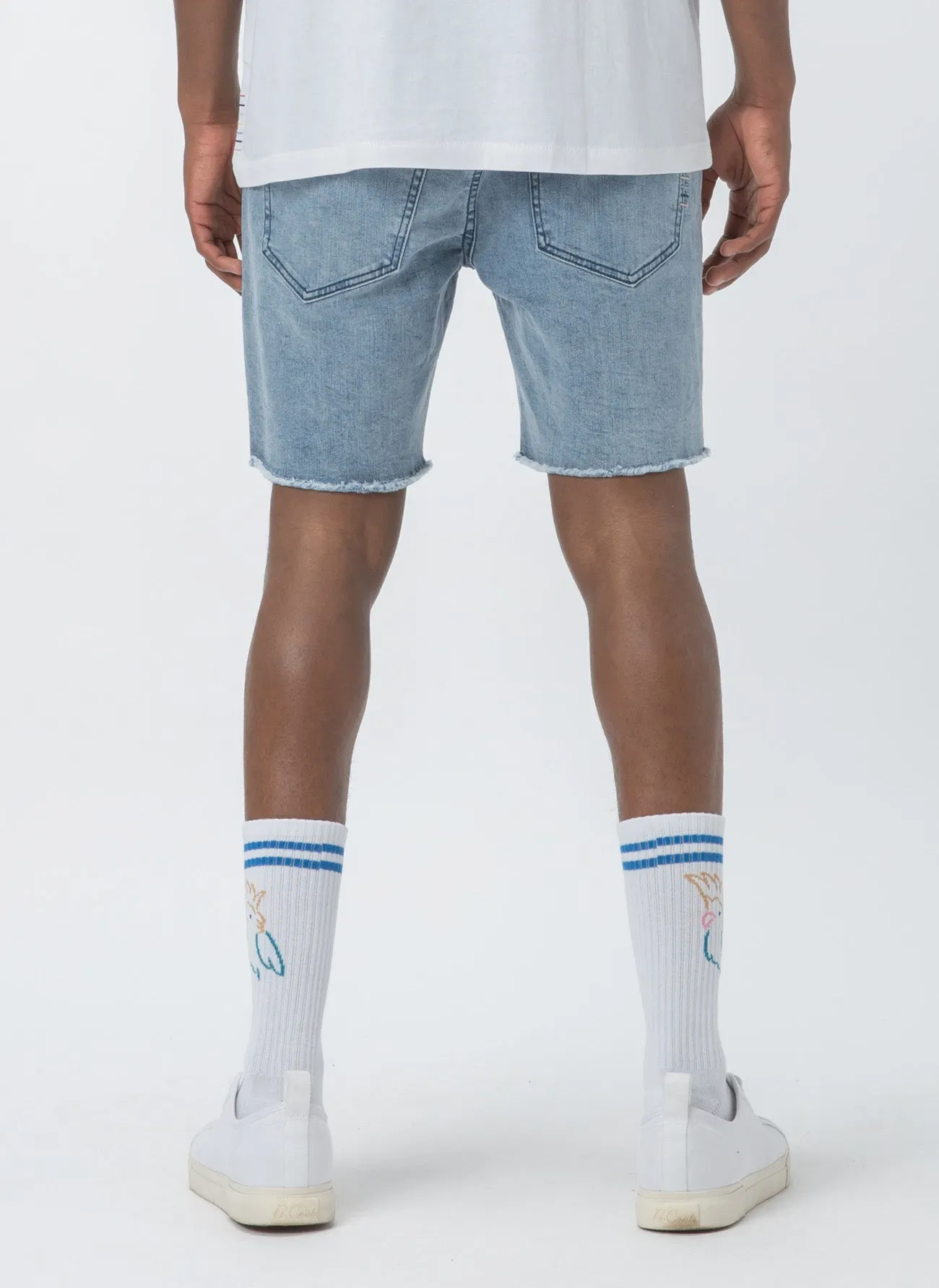 Raw Jean Short Stone Blue sold by Barney Cools product image thumbnail 5