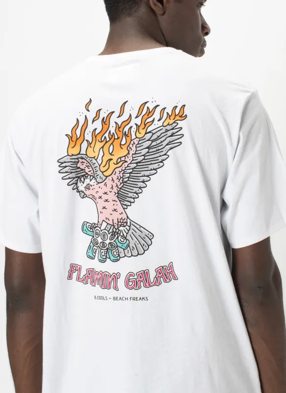 Galah Tee White sold by Barney Cools