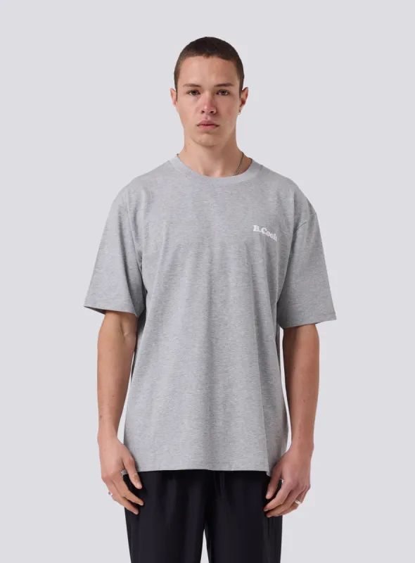 OG Tee Grey Melange sold by Barney Cools