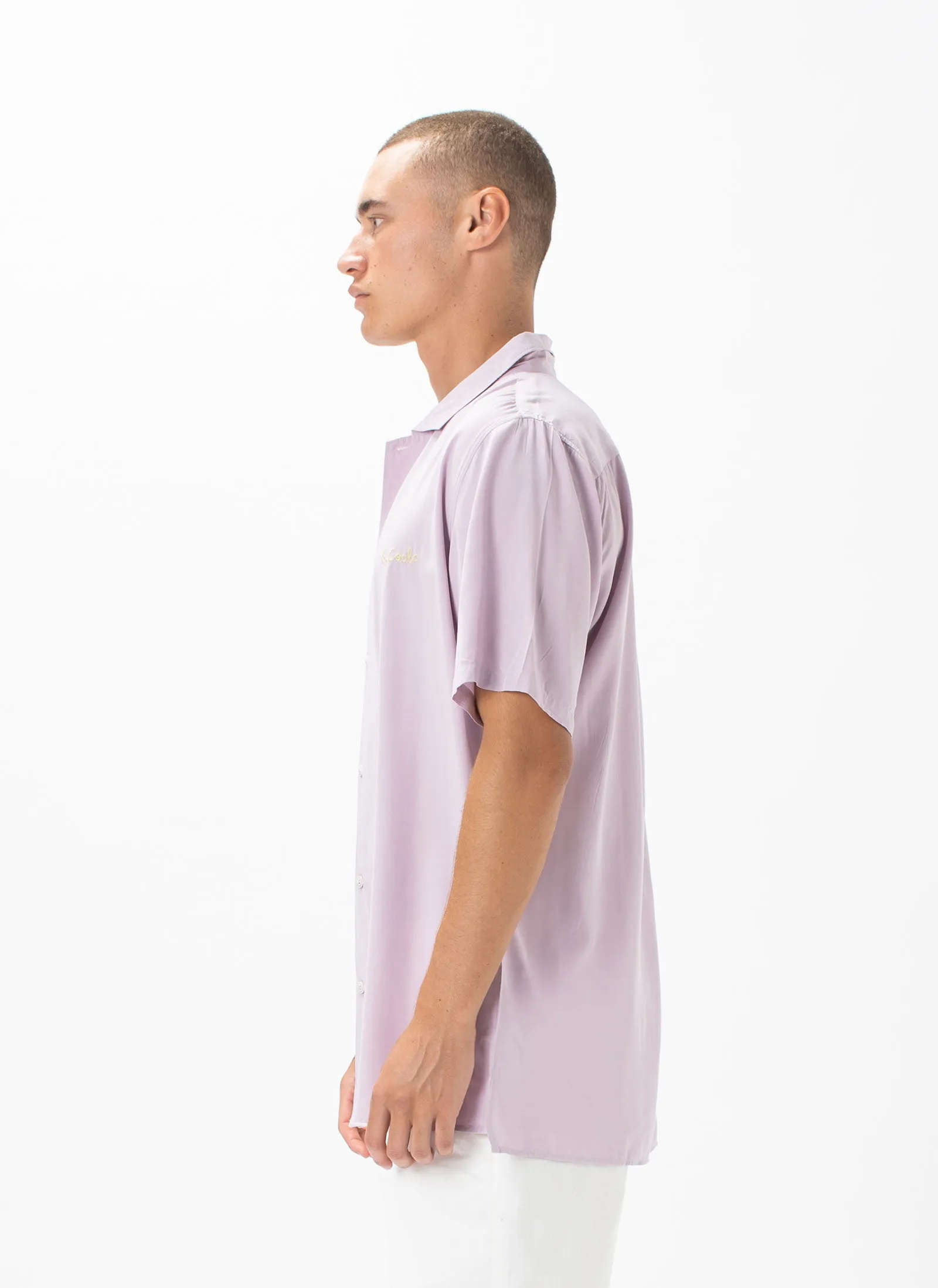Holiday Camp-Collar Shirt Lilac sold by Barney Cools product image thumbnail 3