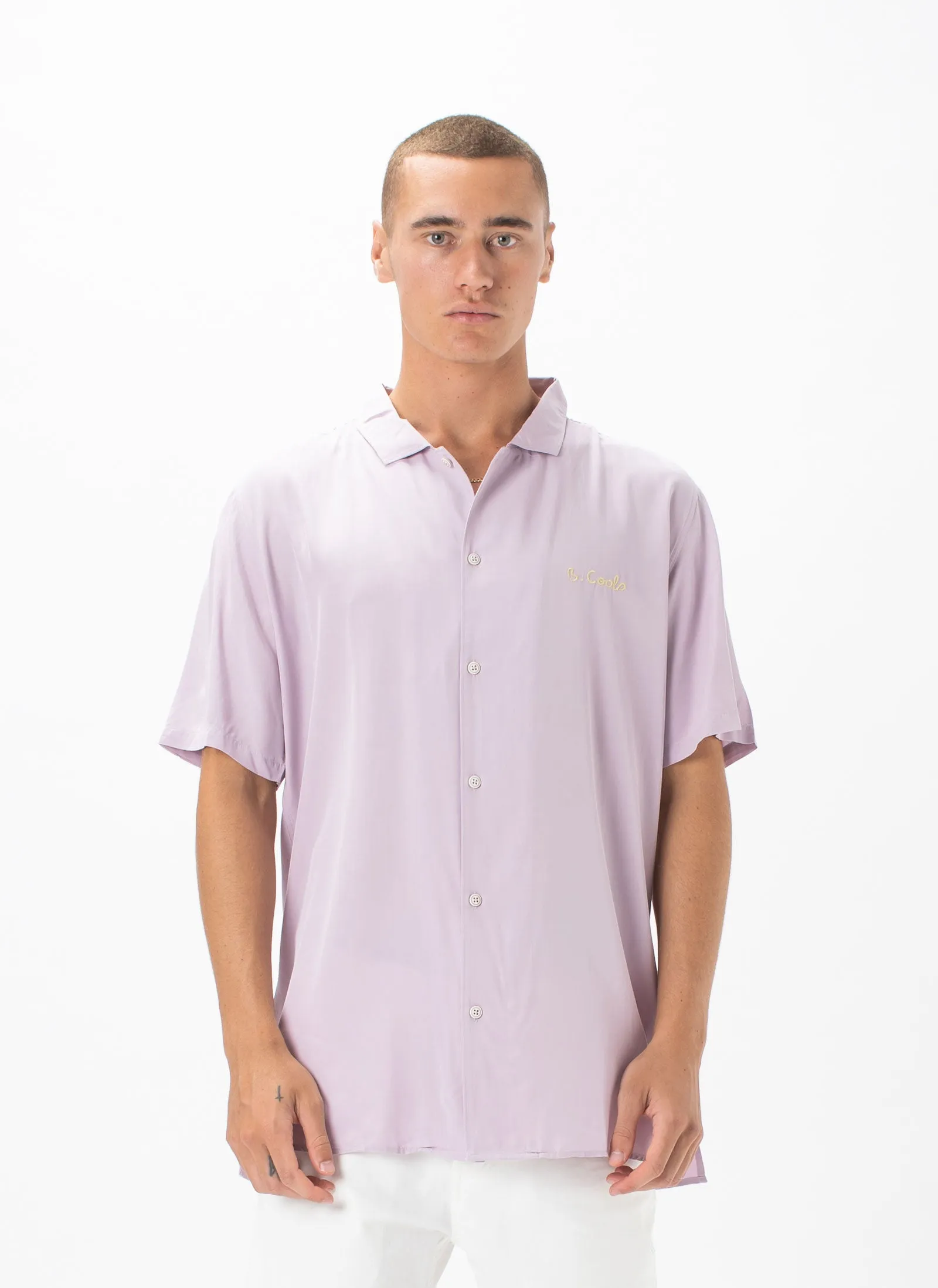 Holiday Camp-Collar Shirt Lilac sold by Barney Cools
