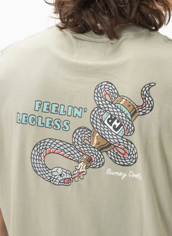Legless Muscle Tee Sage sold by Barney Cools