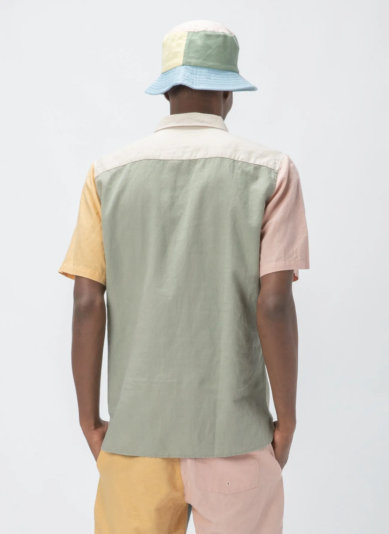 Holiday Short-Sleeve Shirt Pastel Colour Block sold by Barney Cools product image thumbnail 5