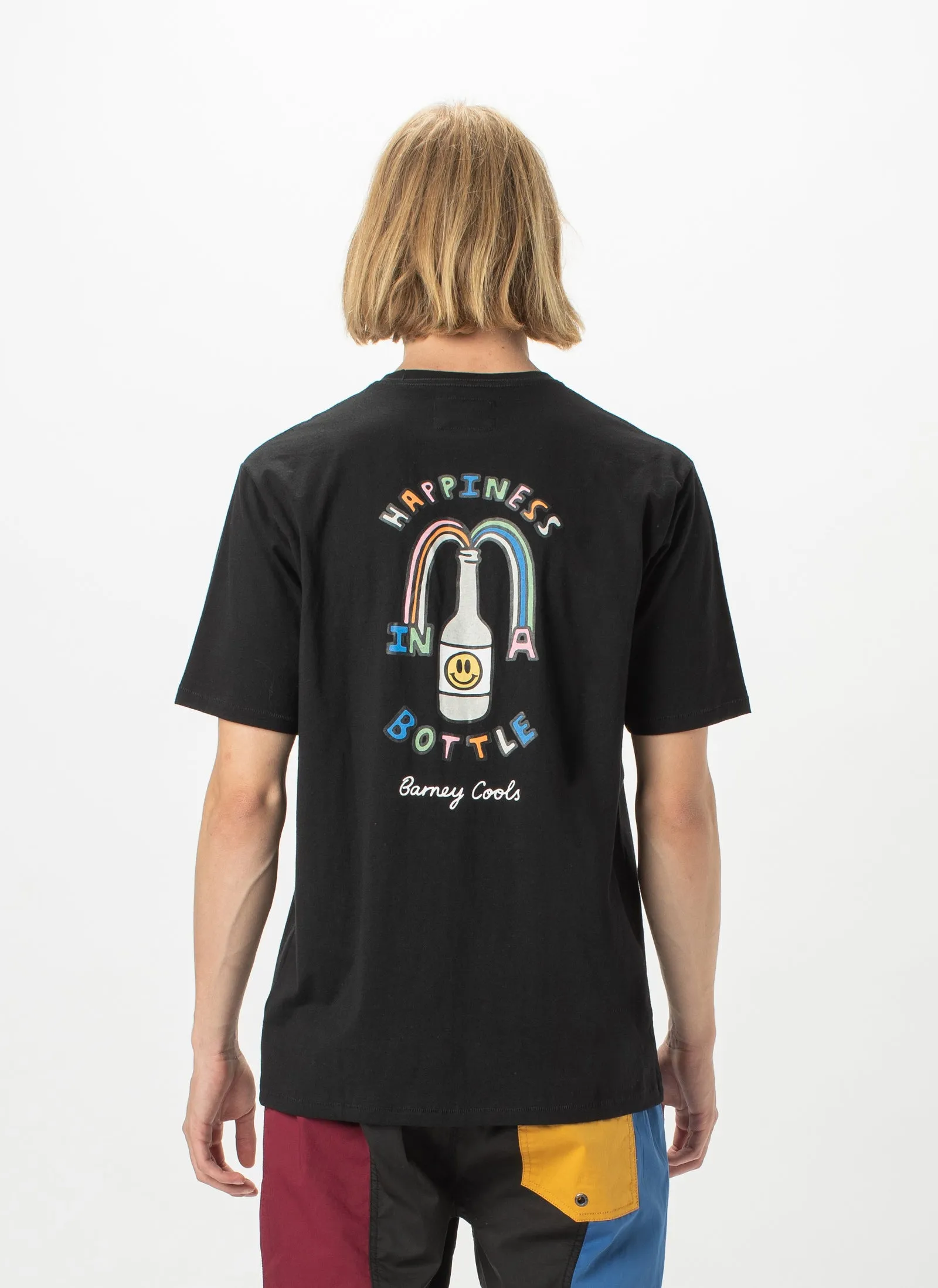 Happiness Tee Black sold by Barney Cools