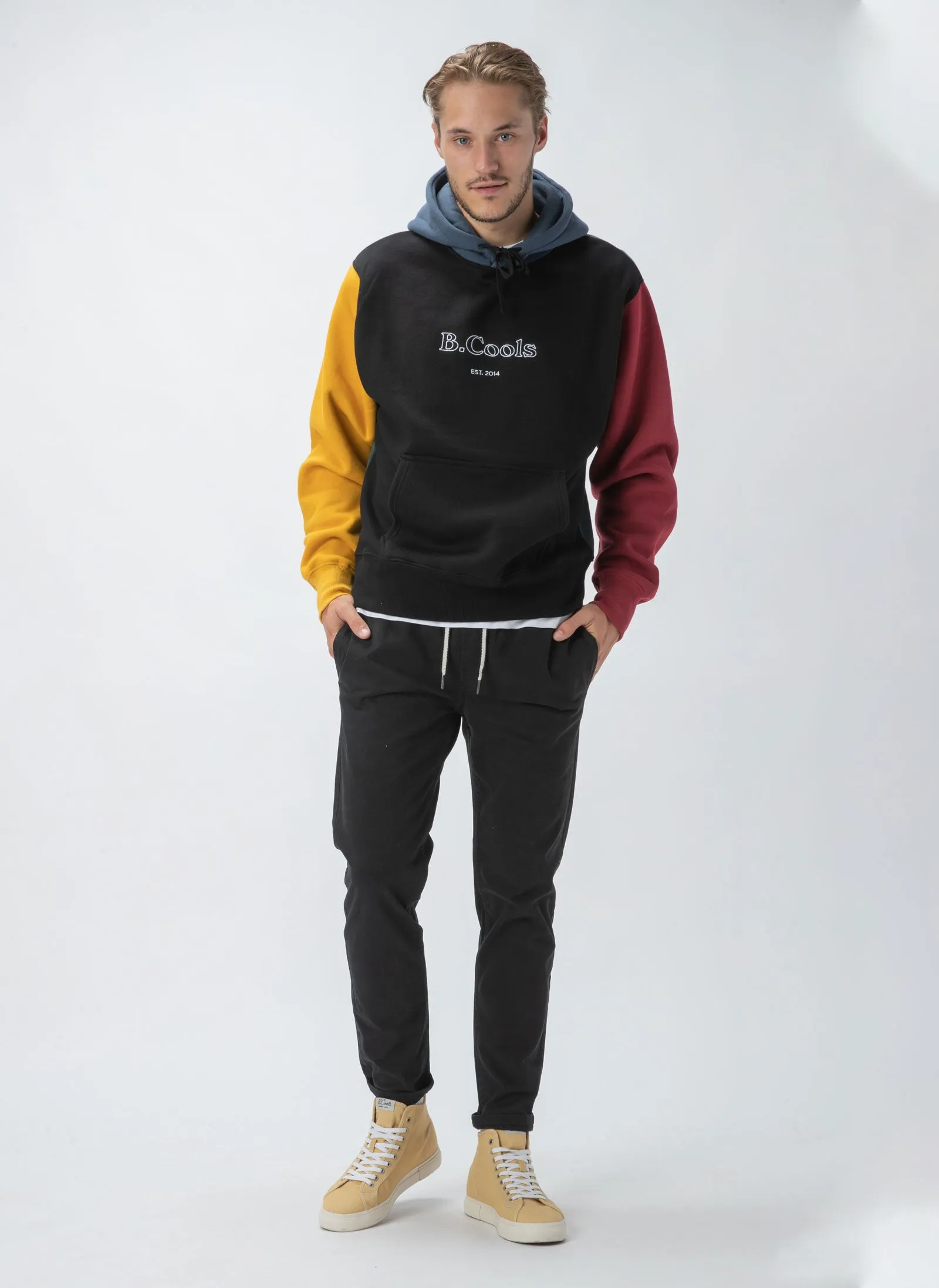 B.Cools Heritage Hood Sweatshirt Colour Block sold by Barney Cools product image thumbnail 5