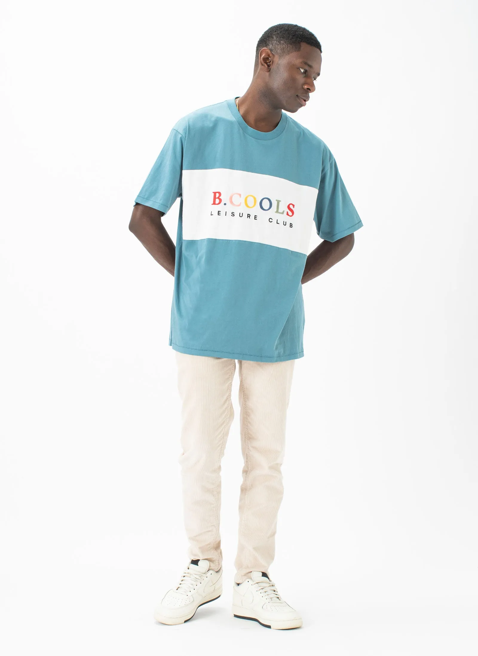 Leisure Club Homie Tee Teal sold by Barney Cools product image thumbnail 5