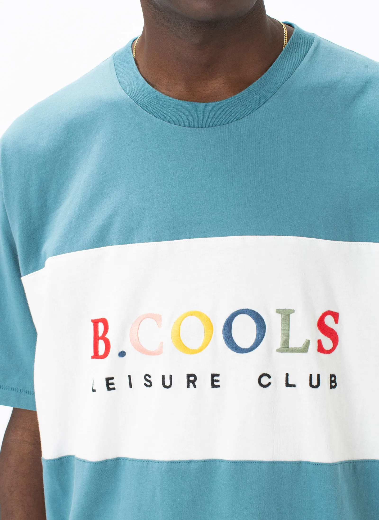 Leisure Club Homie Tee Teal sold by Barney Cools product image thumbnail 2