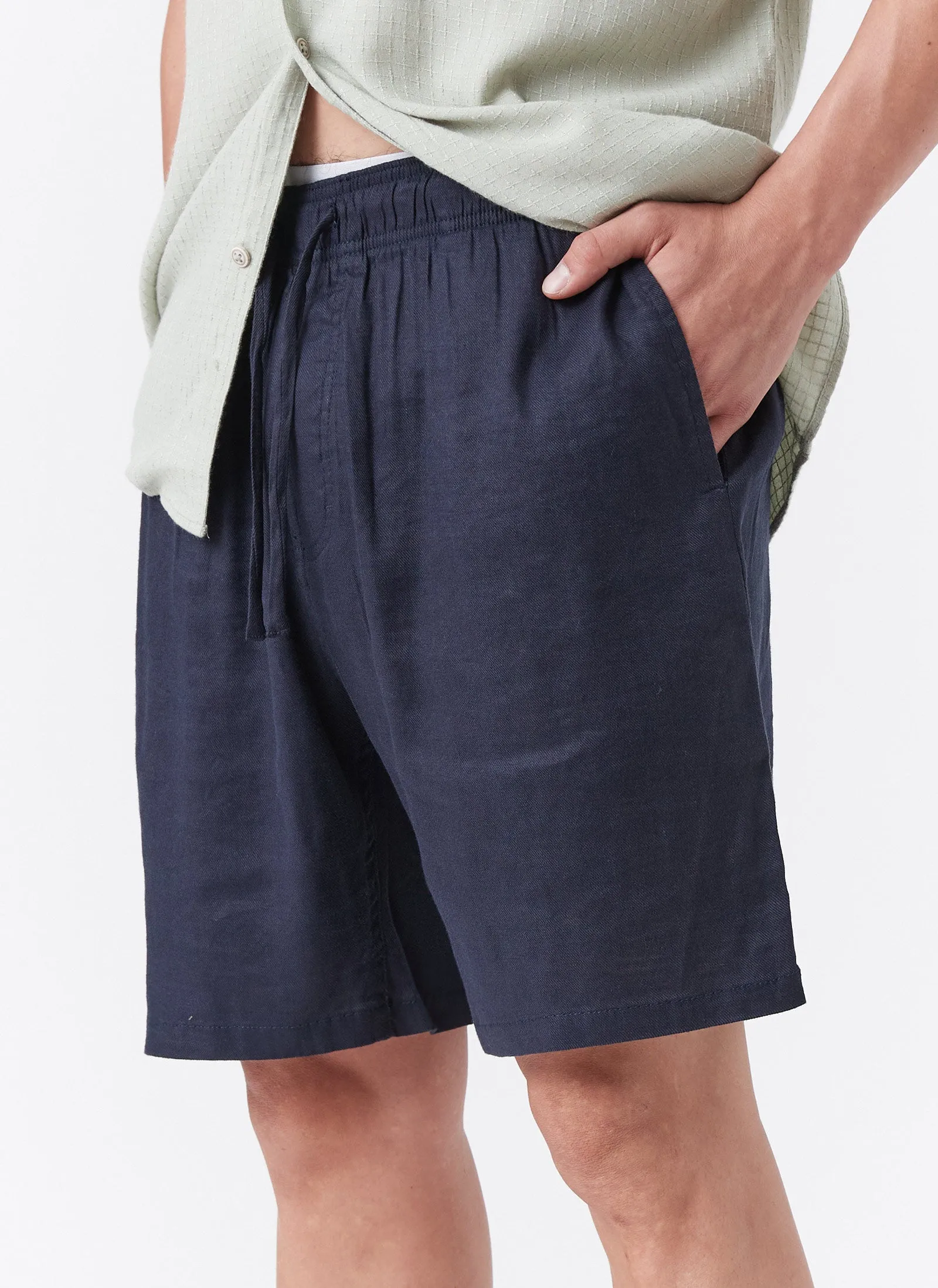 Poolside 2.0 Linen Short Midnight sold by Barney Cools product image thumbnail 3