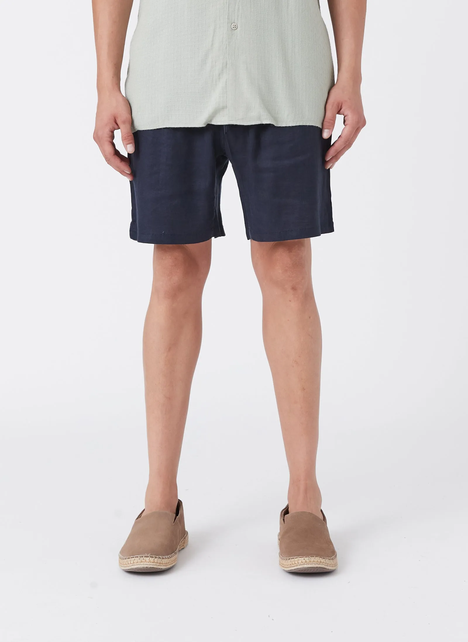 Poolside 2.0 Linen Short Midnight sold by Barney Cools product image thumbnail 2