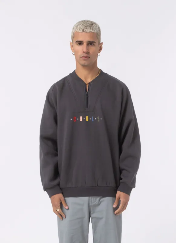 Athletique Sweatshirt Pigment Black sold by Barney Cools