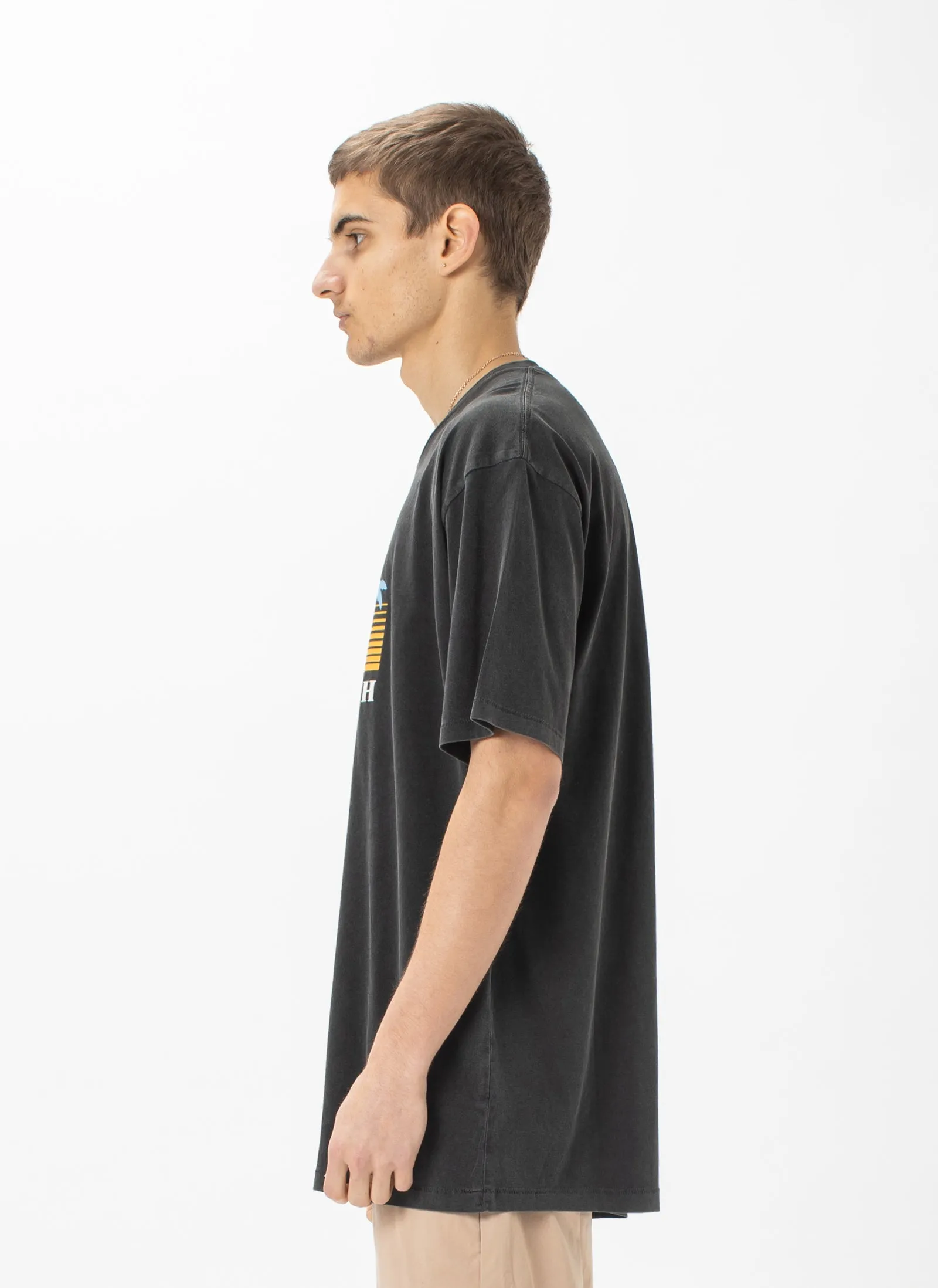 Life's A Beach Homie Tee Pigment Black sold by Barney Cools product image thumbnail 4