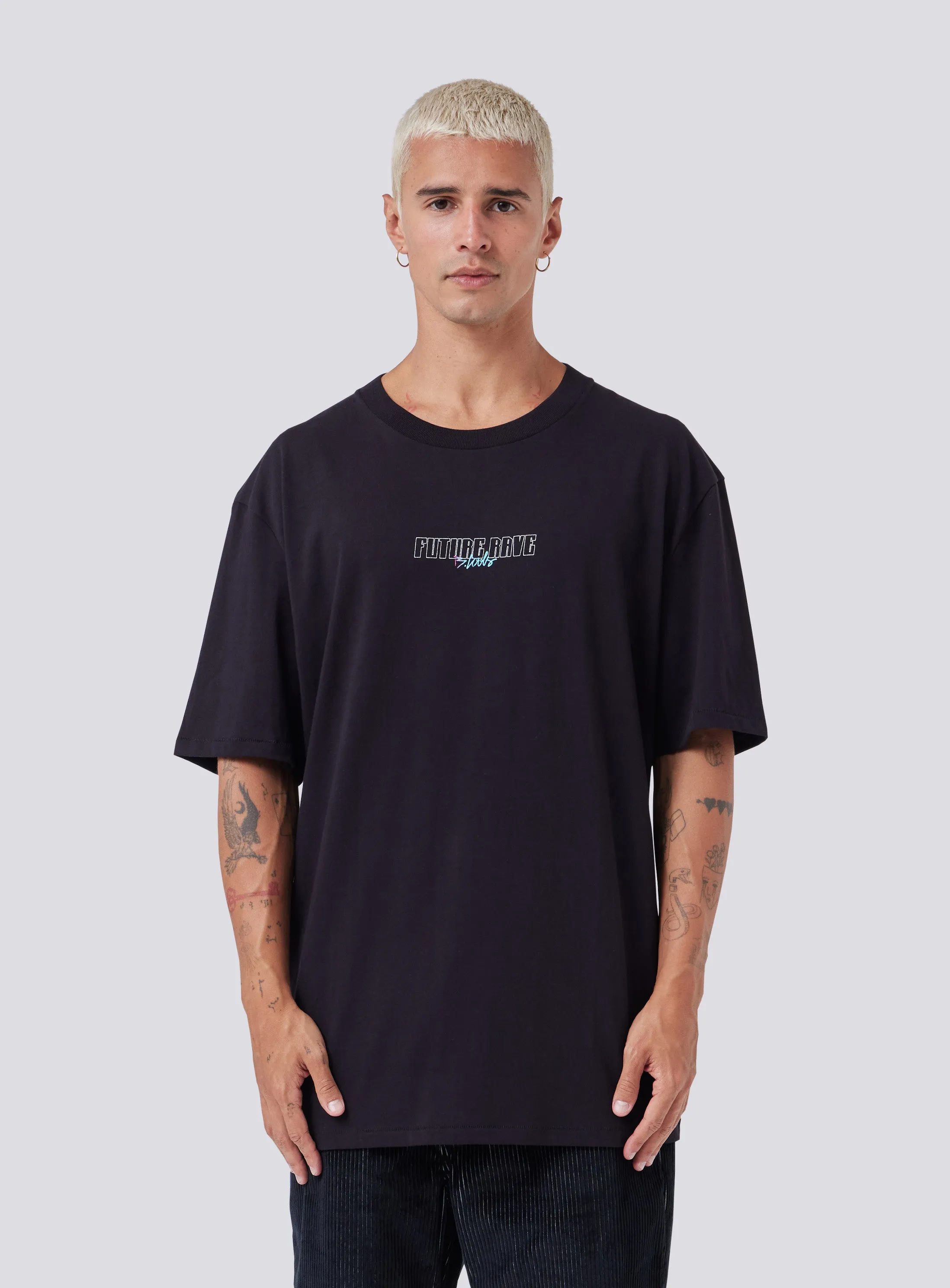 Cyber Homie Tee Black sold by Barney Cools product image thumbnail 3