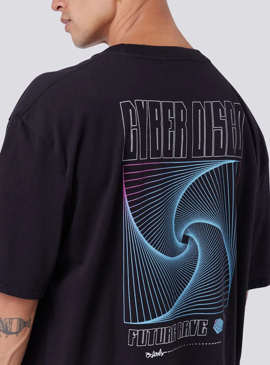 Cyber Homie Tee Black sold by Barney Cools