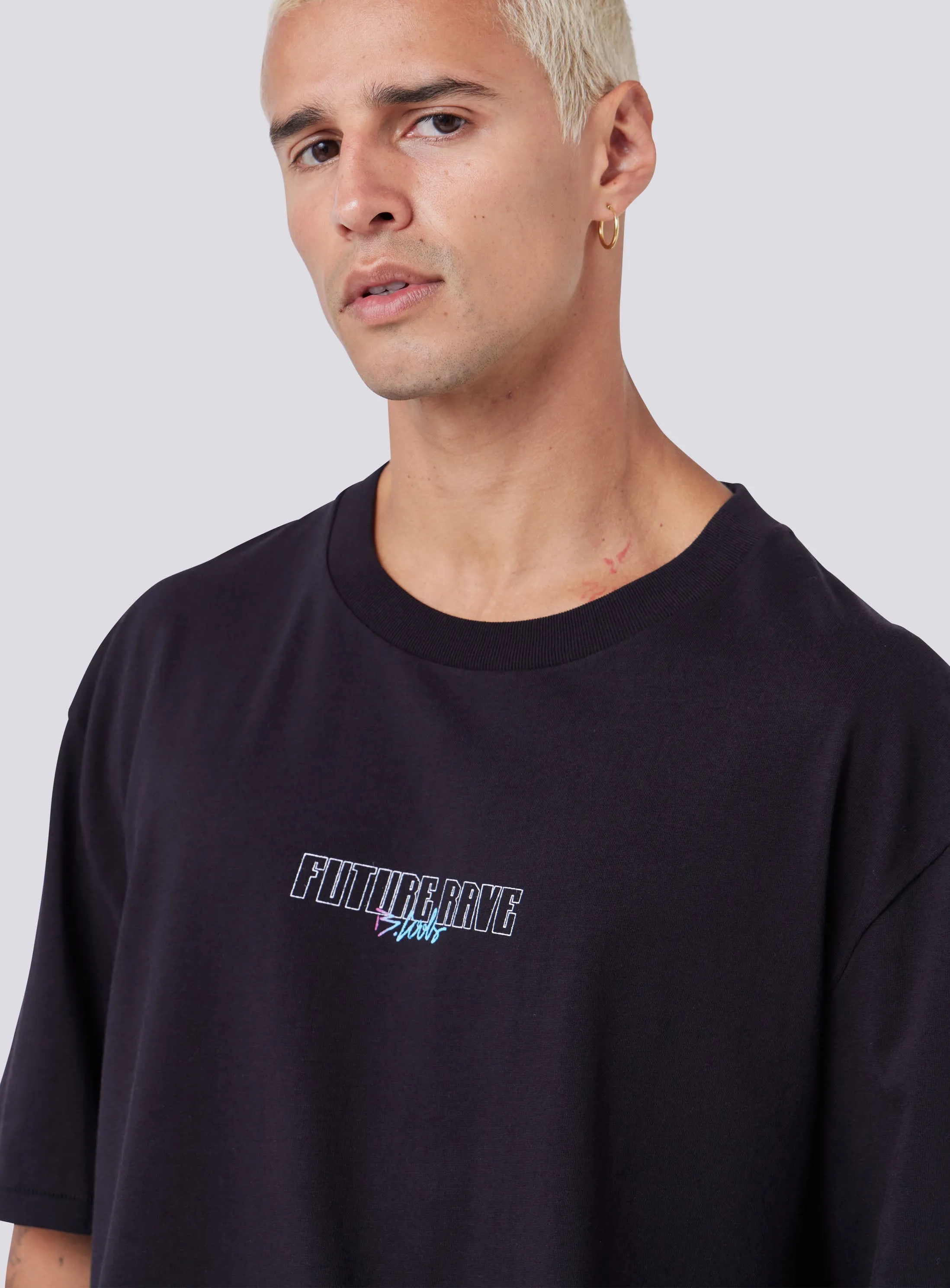Cyber Homie Tee Black sold by Barney Cools product image thumbnail 2