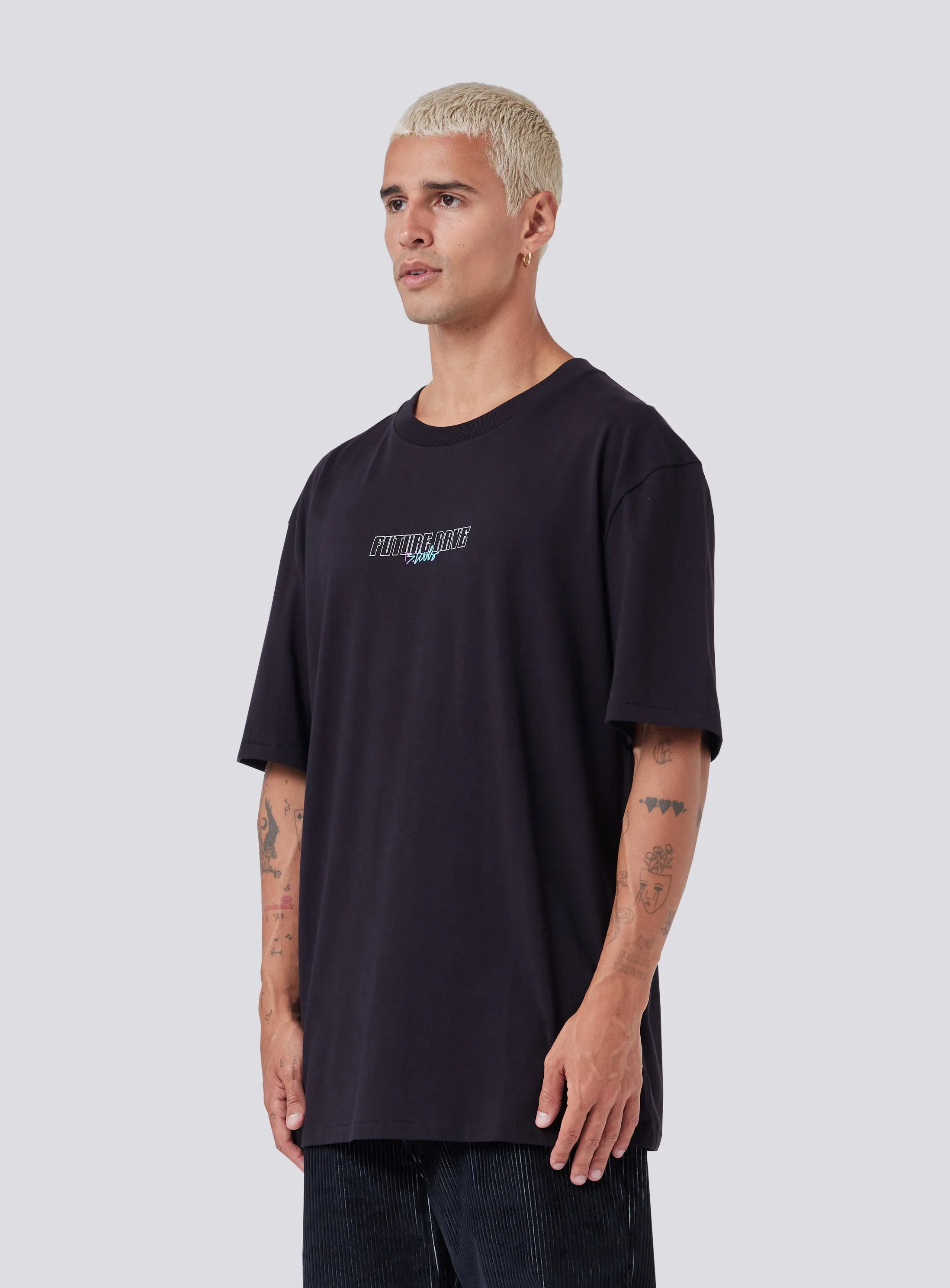 Cyber Homie Tee Black sold by Barney Cools product image thumbnail 4