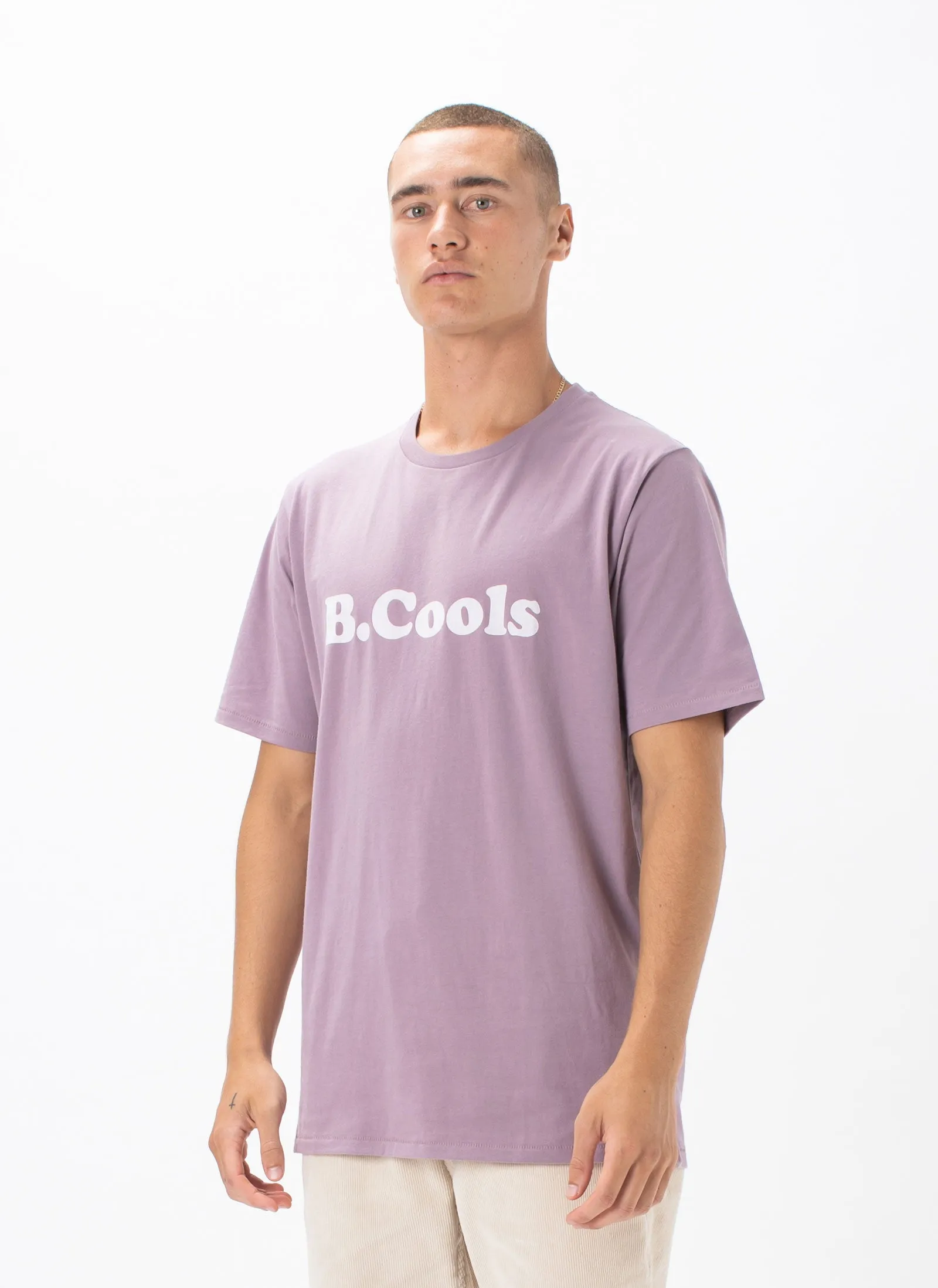 Retro Logo Tee Lilac sold by Barney Cools product image thumbnail 3