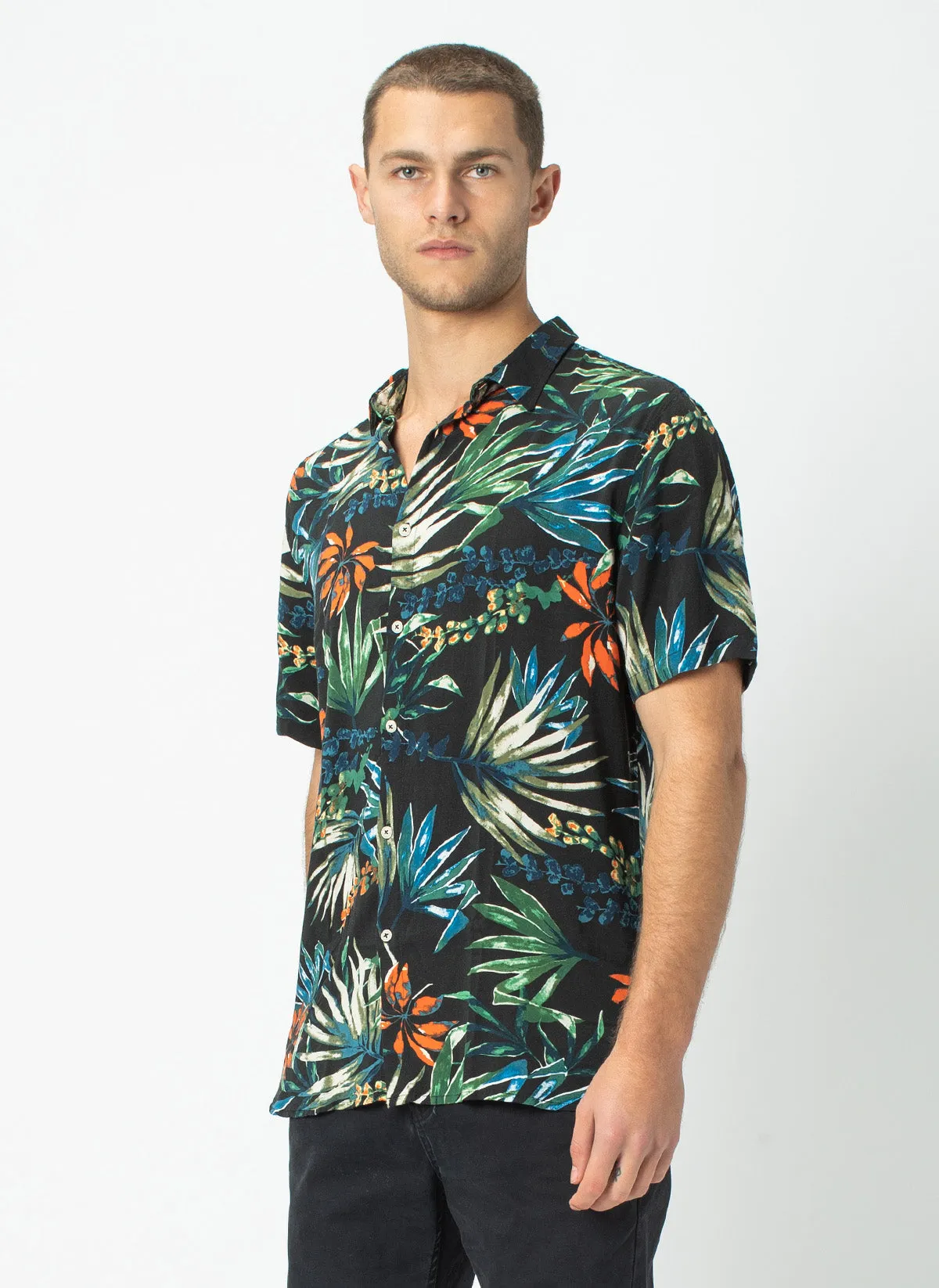 Holiday Short-Sleeve Shirt Black Tropics - Sale sold by Barney Cools product image thumbnail 3