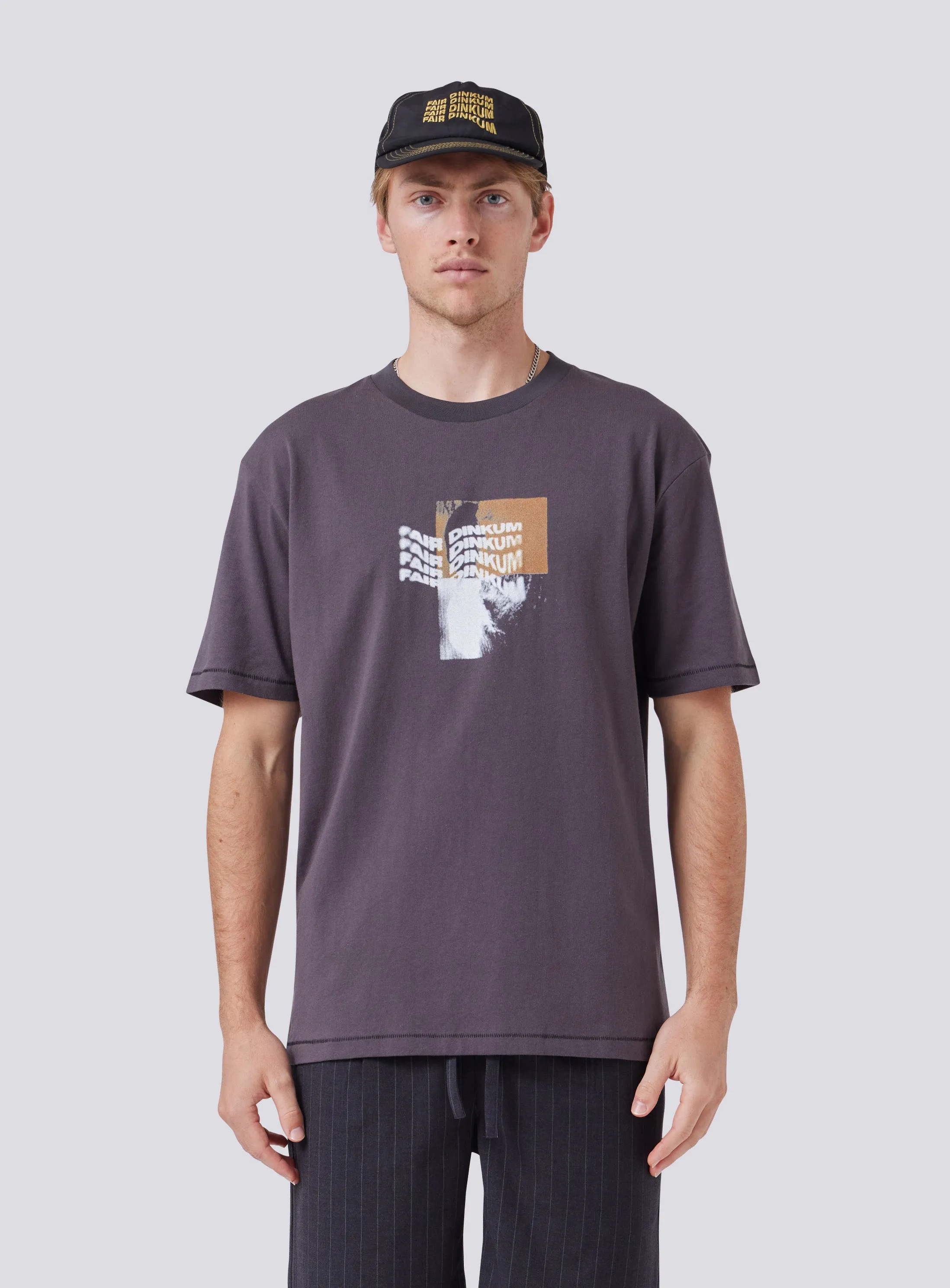 Dinkum Tee Pigment Black sold by Barney Cools