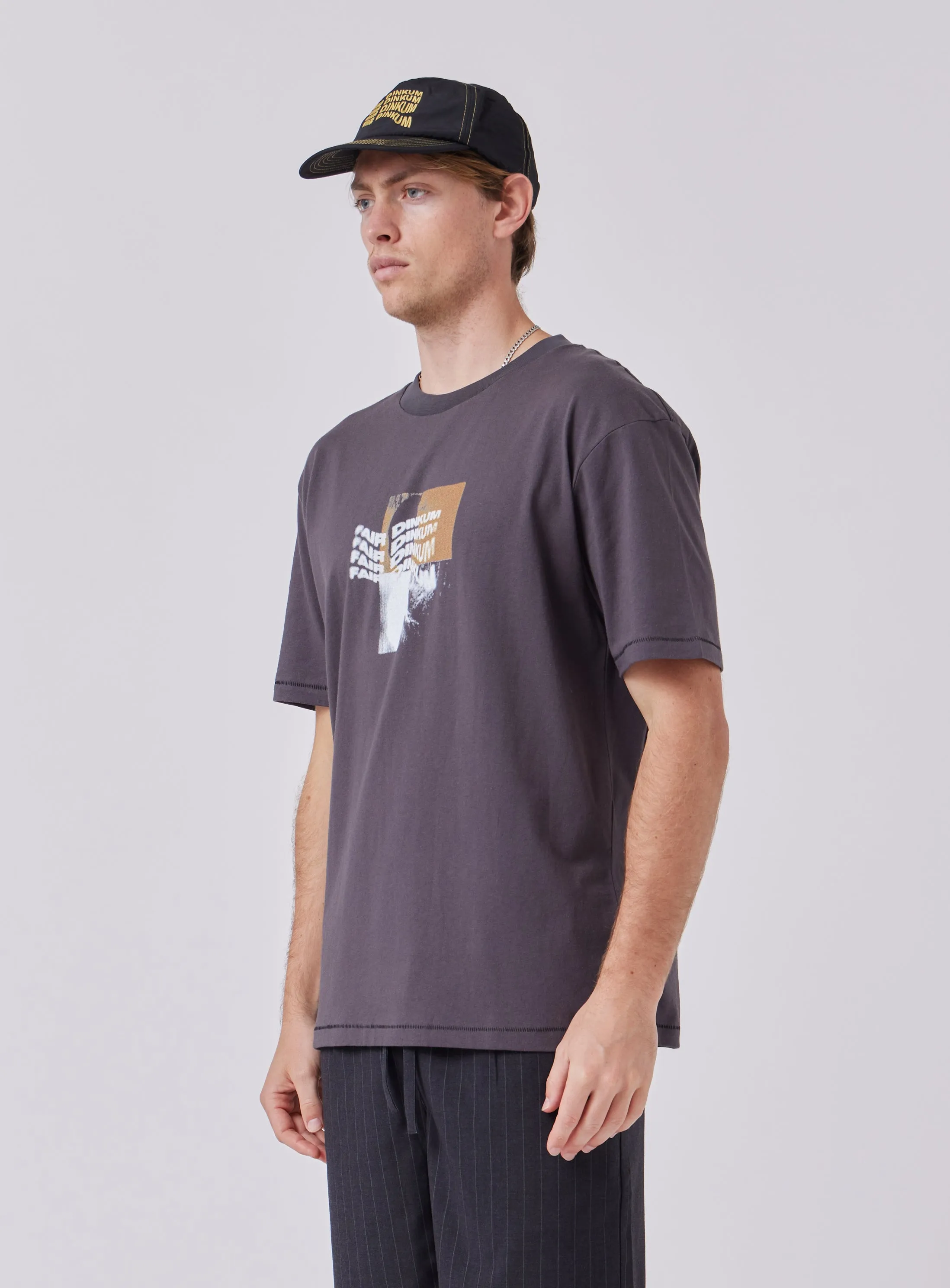 Dinkum Tee Pigment Black sold by Barney Cools product image thumbnail 4