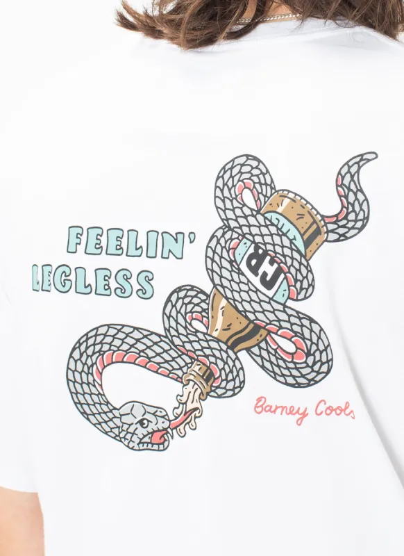 Legless Tee White sold by Barney Cools