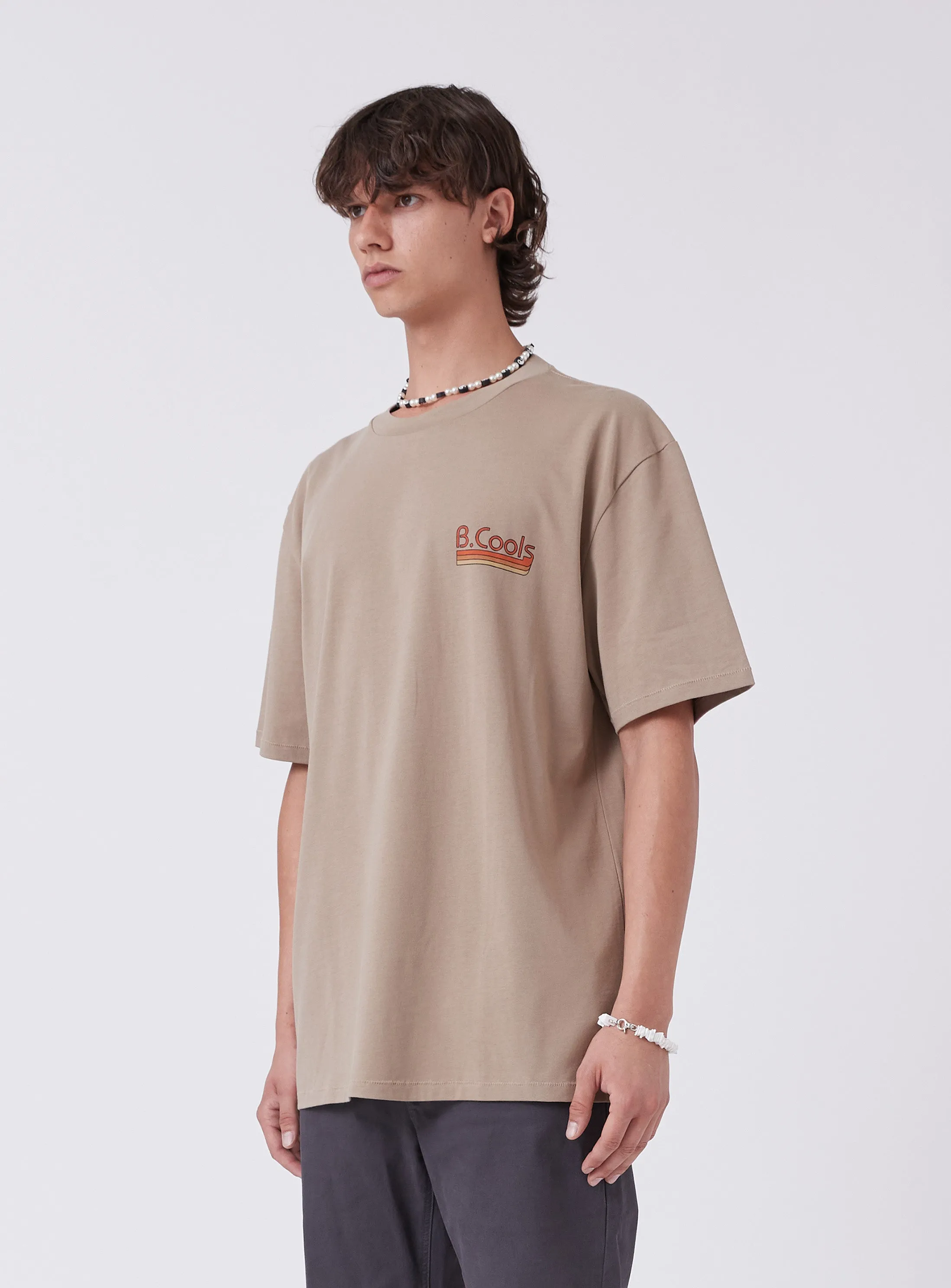 Arcade Homie Tee Sandstone sold by Barney Cools product image thumbnail 3