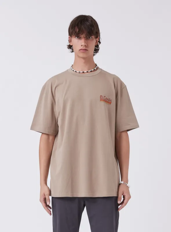 Arcade Homie Tee Sandstone sold by Barney Cools