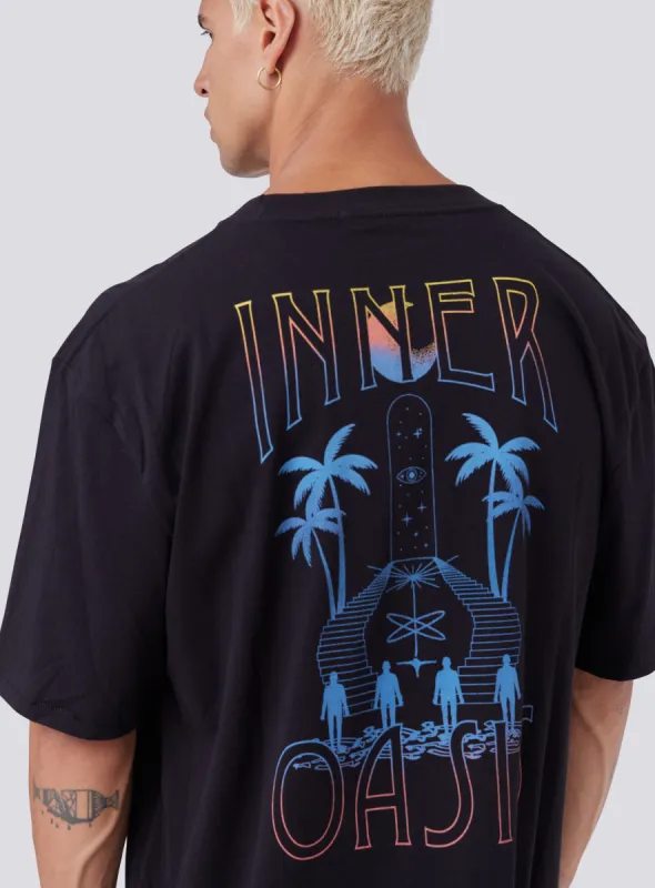 Oasis Homie Tee Black sold by Barney Cools