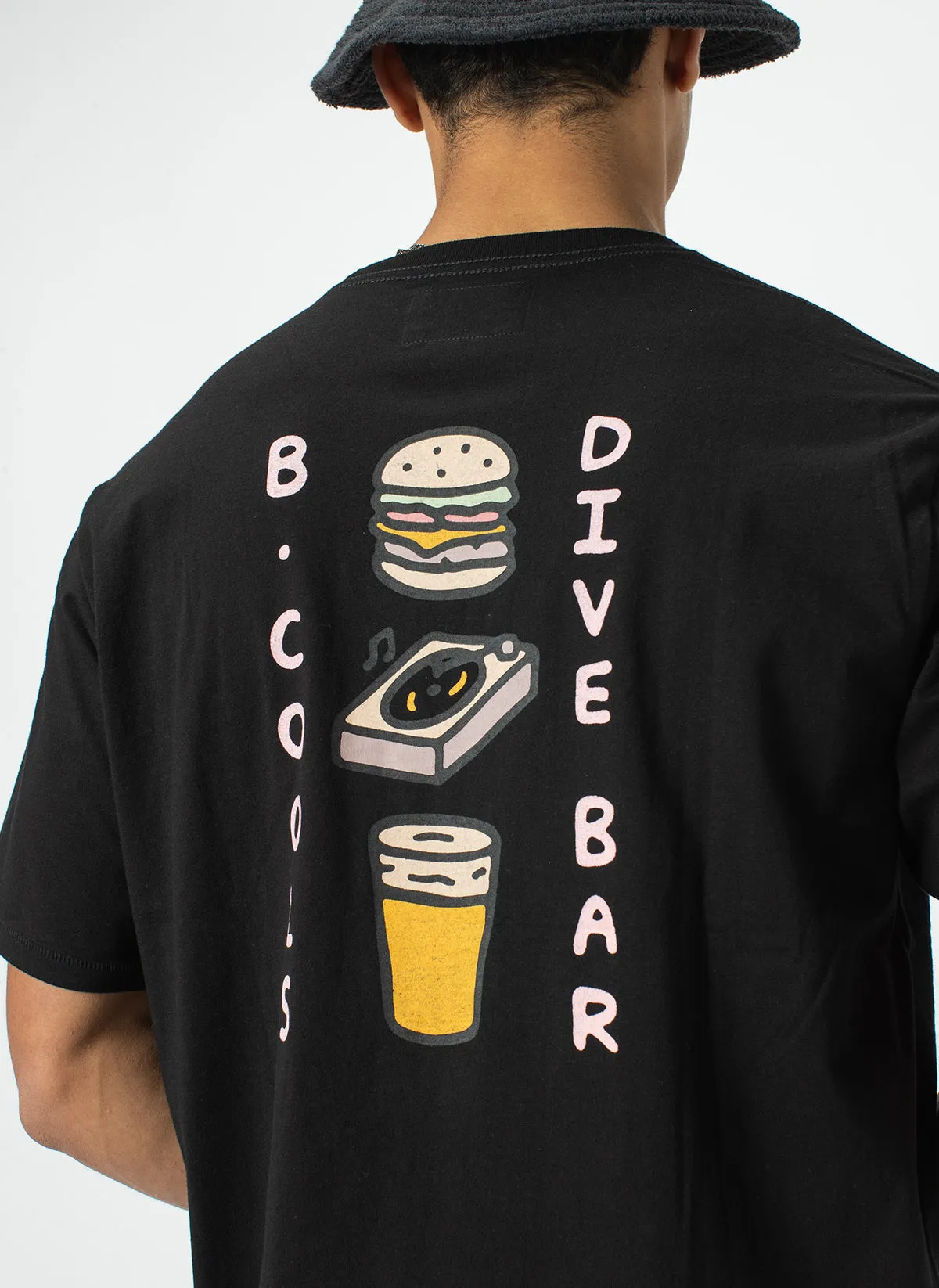 Dive Bar Tee Black sold by Barney Cools