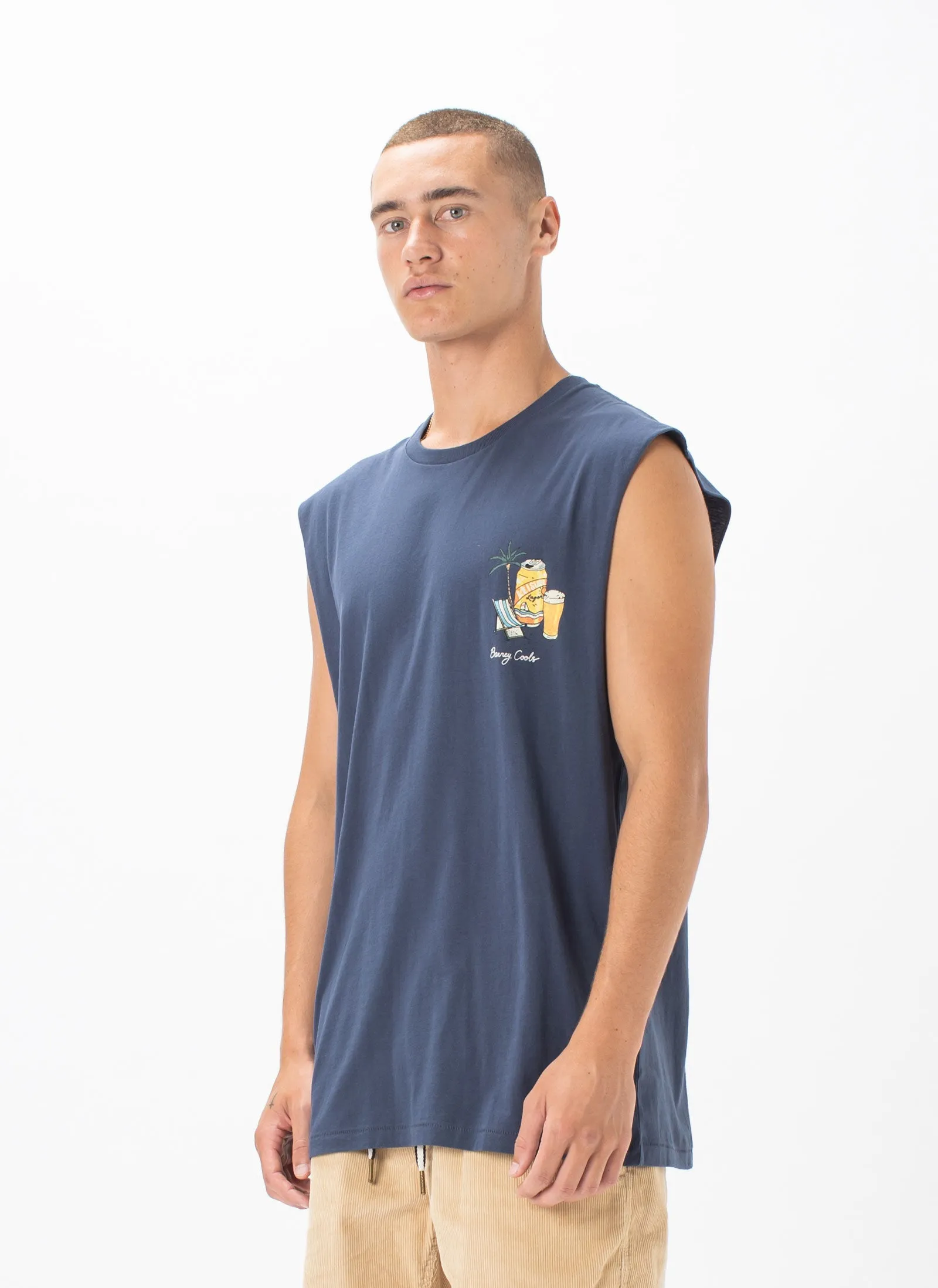 Sauce Muscle Tee Slate sold by Barney Cools product image thumbnail 4