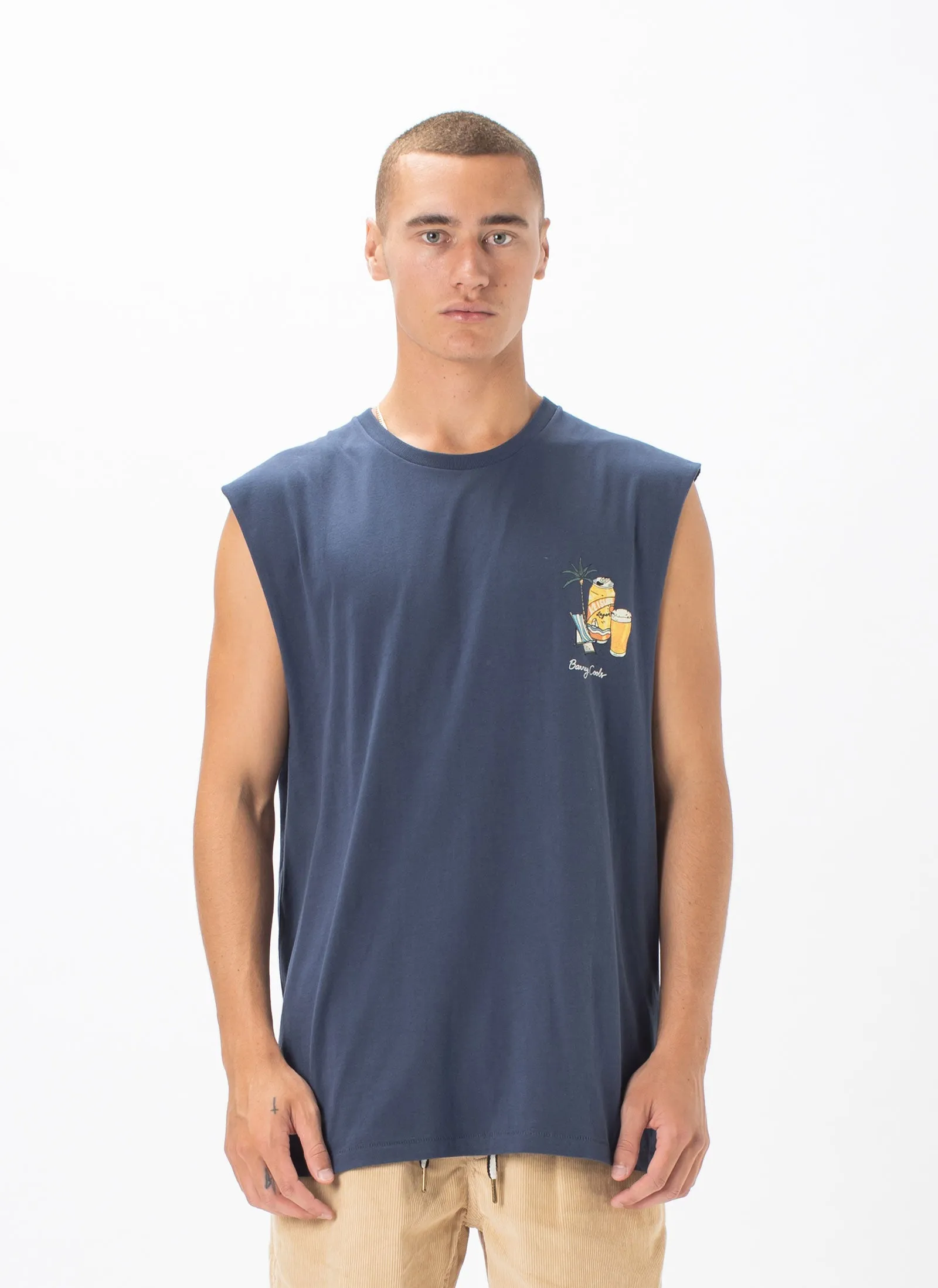 Sauce Muscle Tee Slate sold by Barney Cools product image thumbnail 3