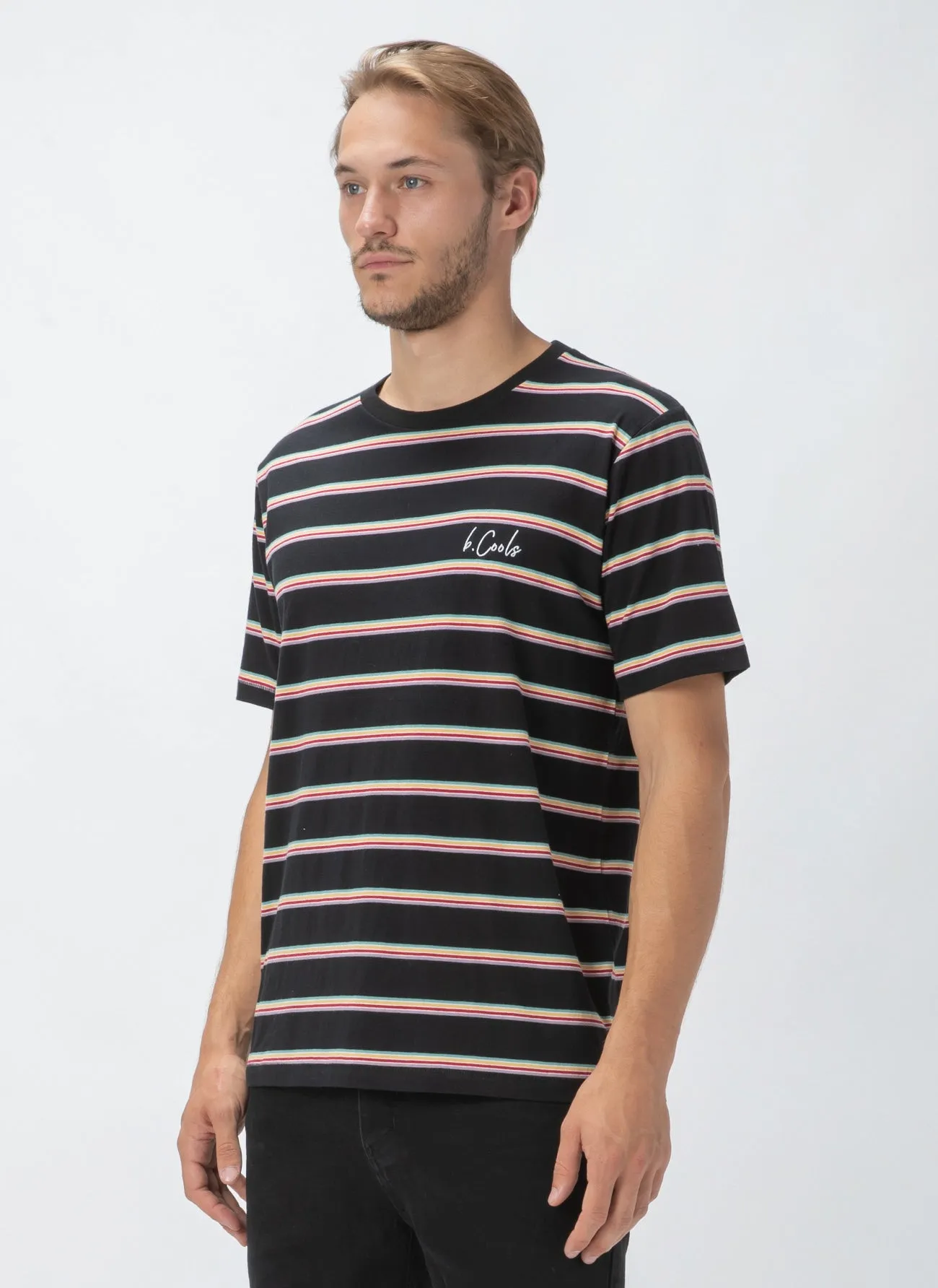 B.Cools Script Tee Black Stripe sold by Barney Cools product image thumbnail 3