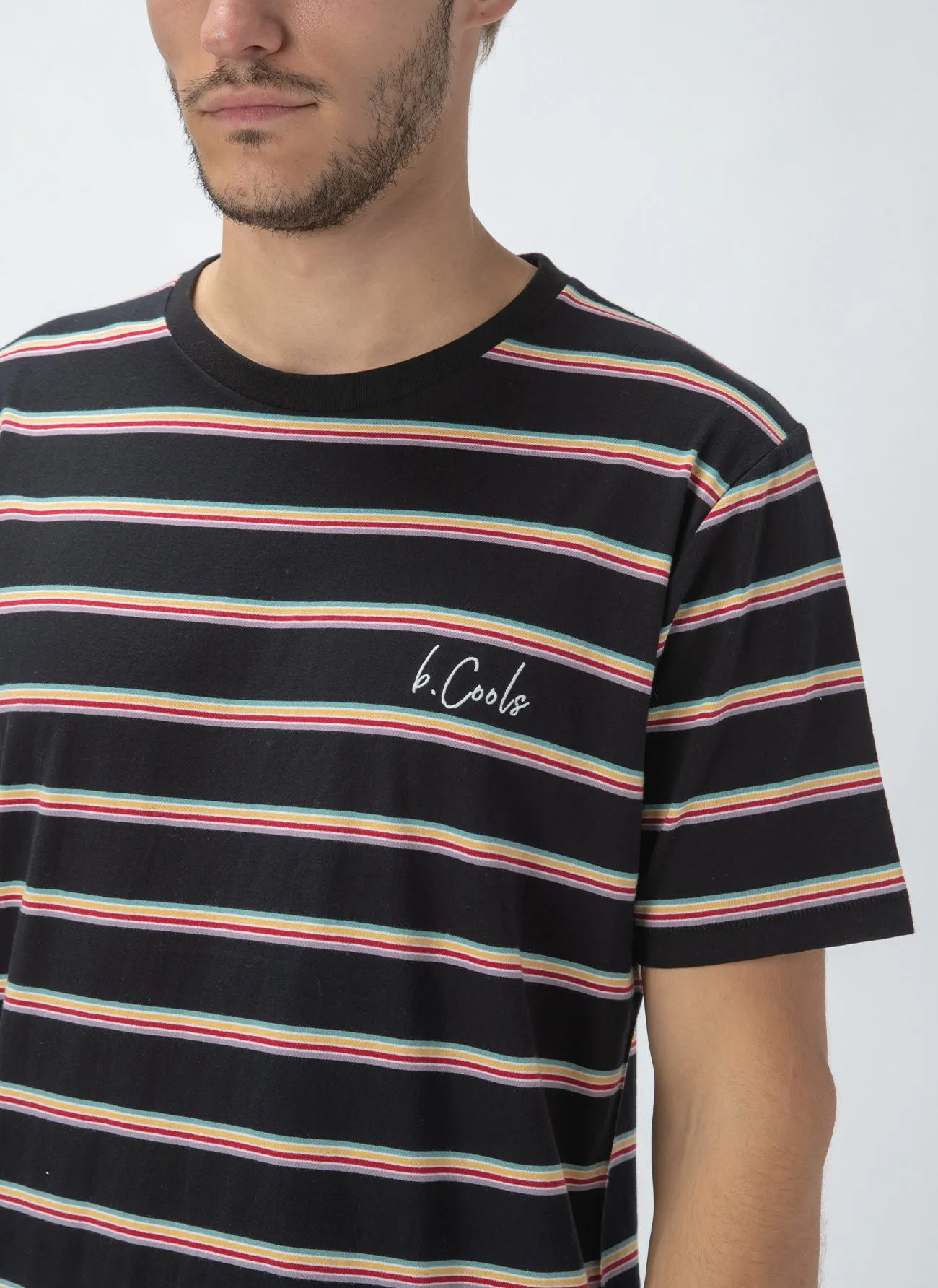B.Cools Script Tee Black Stripe sold by Barney Cools product image thumbnail 2