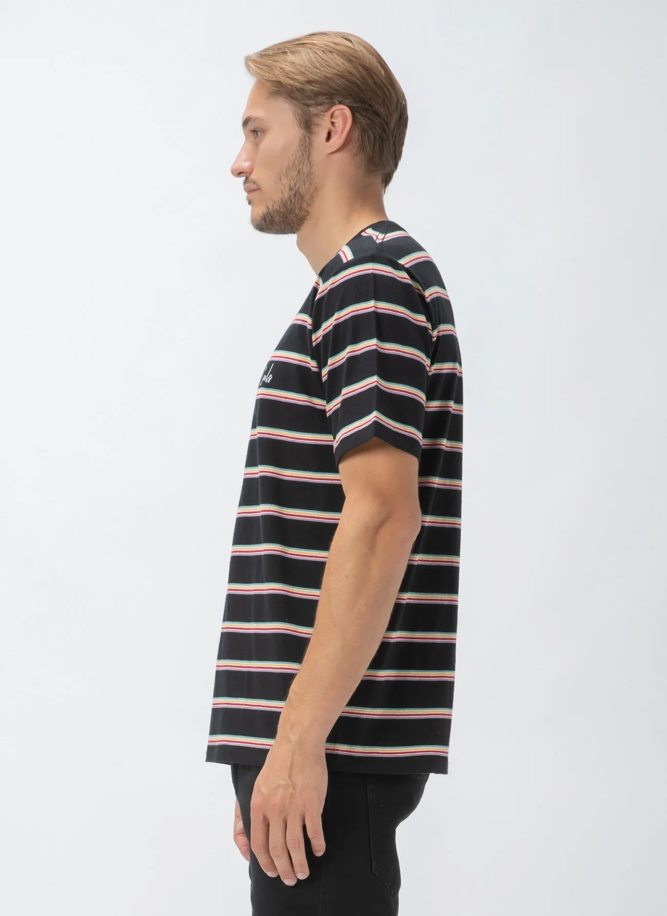 B.Cools Script Tee Black Stripe sold by Barney Cools product image thumbnail 4