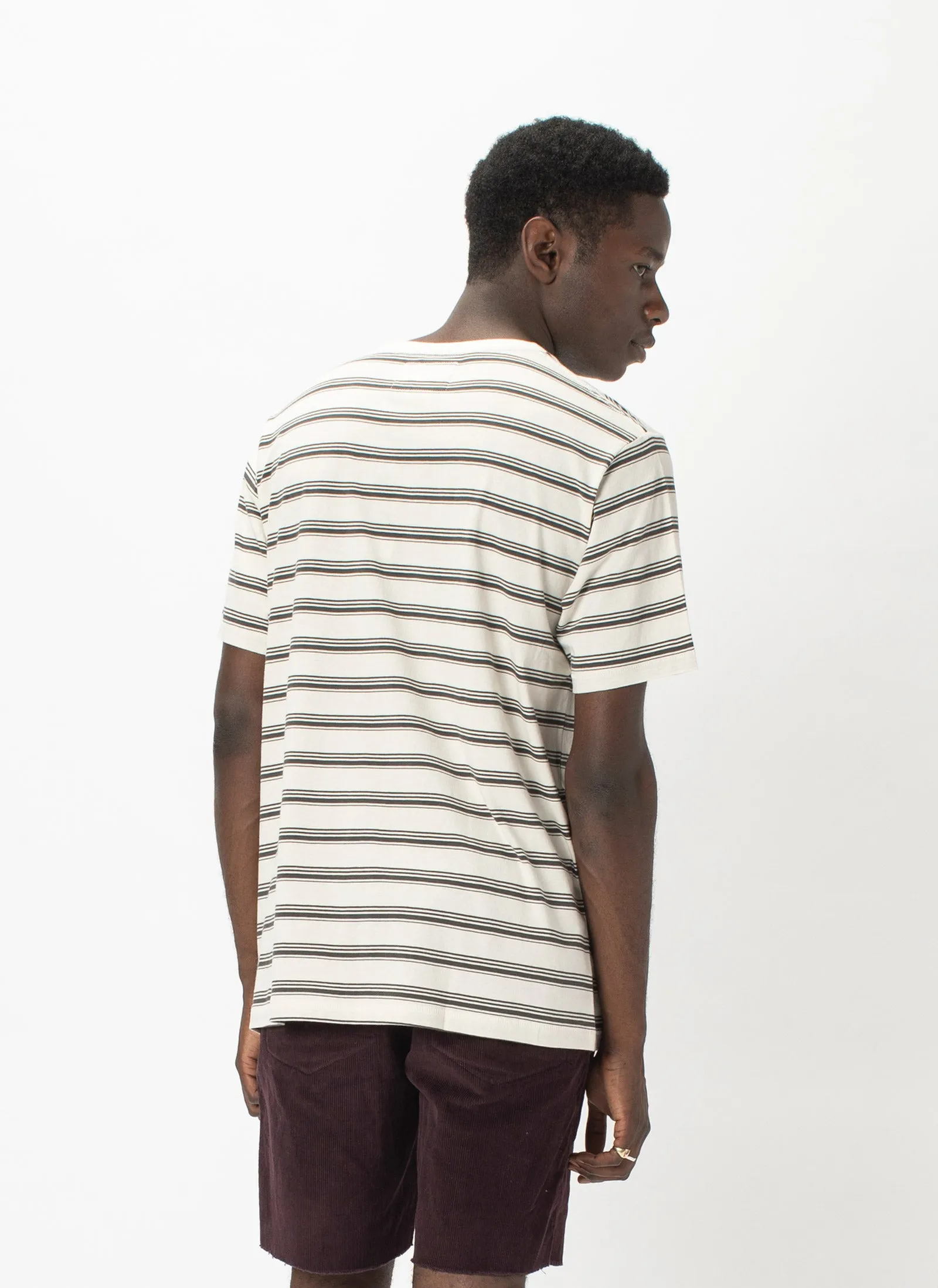Barney Cools Script Tee Stone Stripe sold by Barney Cools product image thumbnail 4