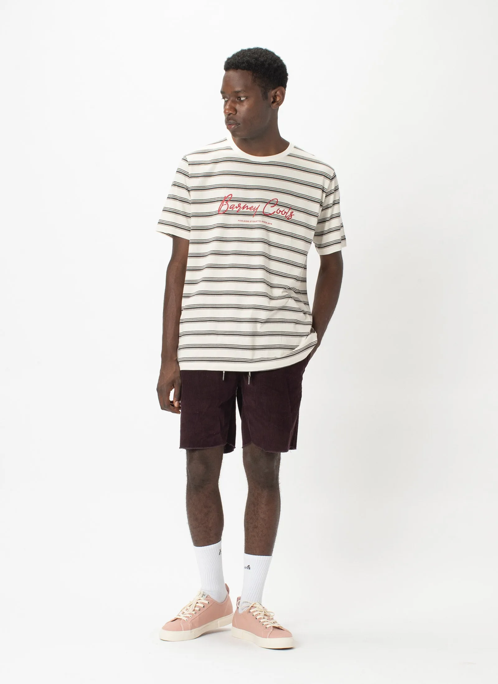 Barney Cools Script Tee Stone Stripe sold by Barney Cools product image thumbnail 5