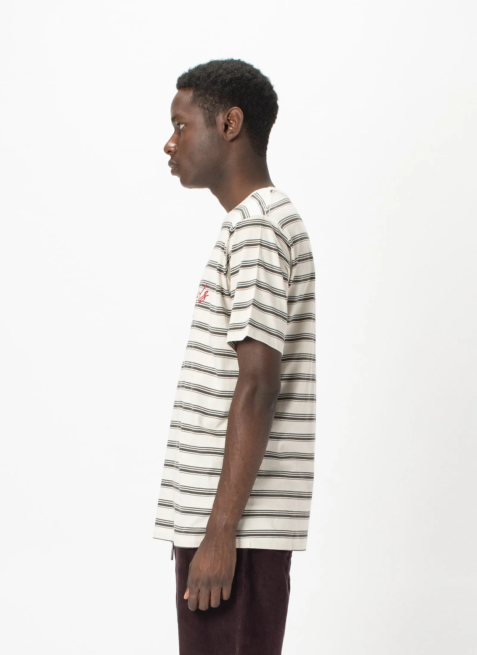 Barney Cools Script Tee Stone Stripe sold by Barney Cools product image thumbnail 3