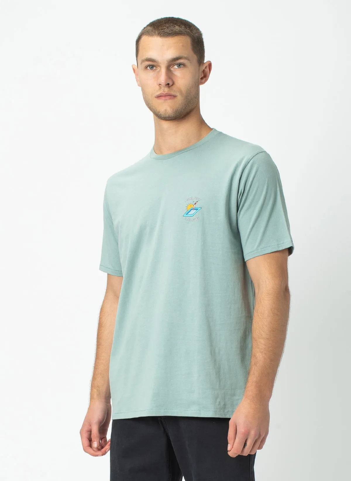 More Pools Tee Teal sold by Barney Cools product image thumbnail 3