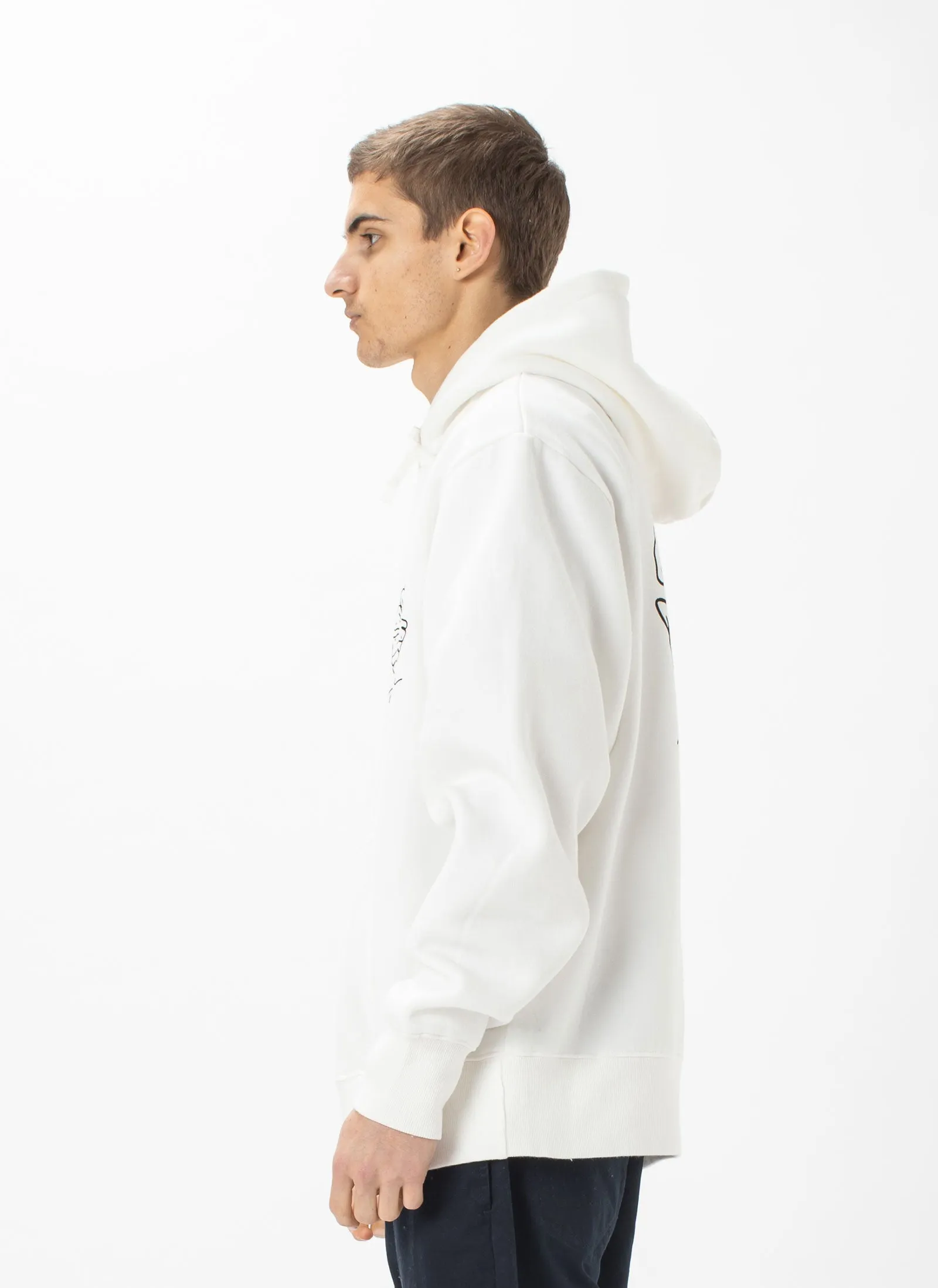 Paradise Hood Sweatshirt White sold by Barney Cools product image thumbnail 4