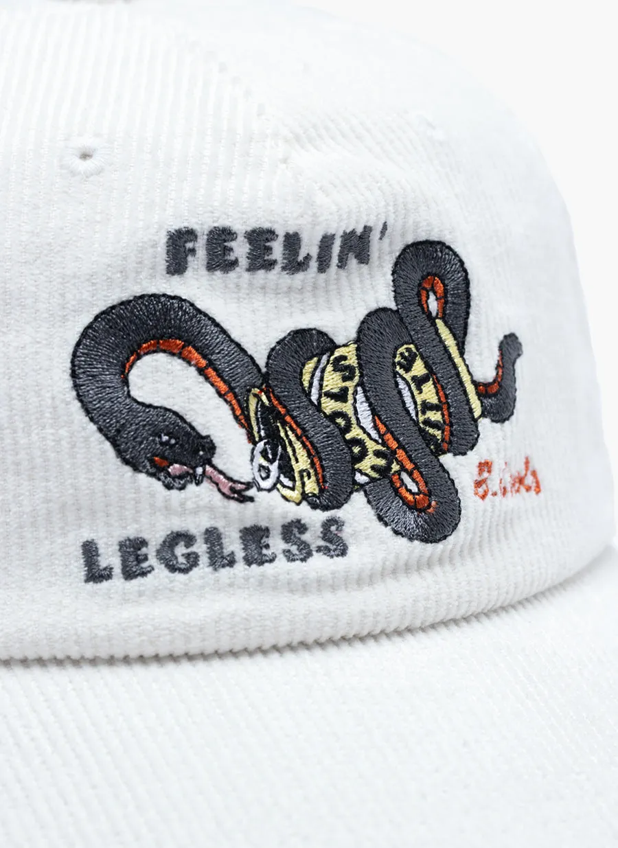 Feelin' Legless Cord 5-Panel White sold by Barney Cools product image thumbnail 2