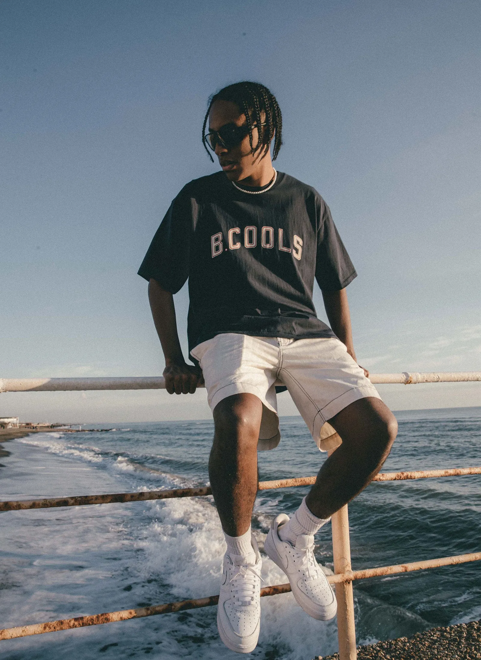 College Homie Tee Slate sold by Barney Cools product image thumbnail 2