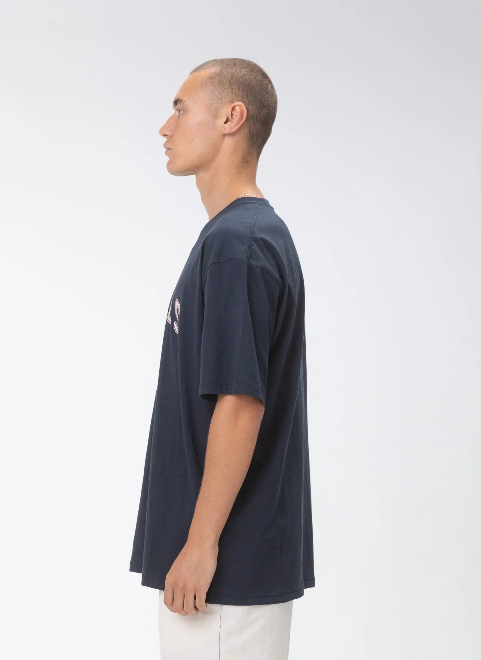 College Homie Tee Slate sold by Barney Cools product image thumbnail 4