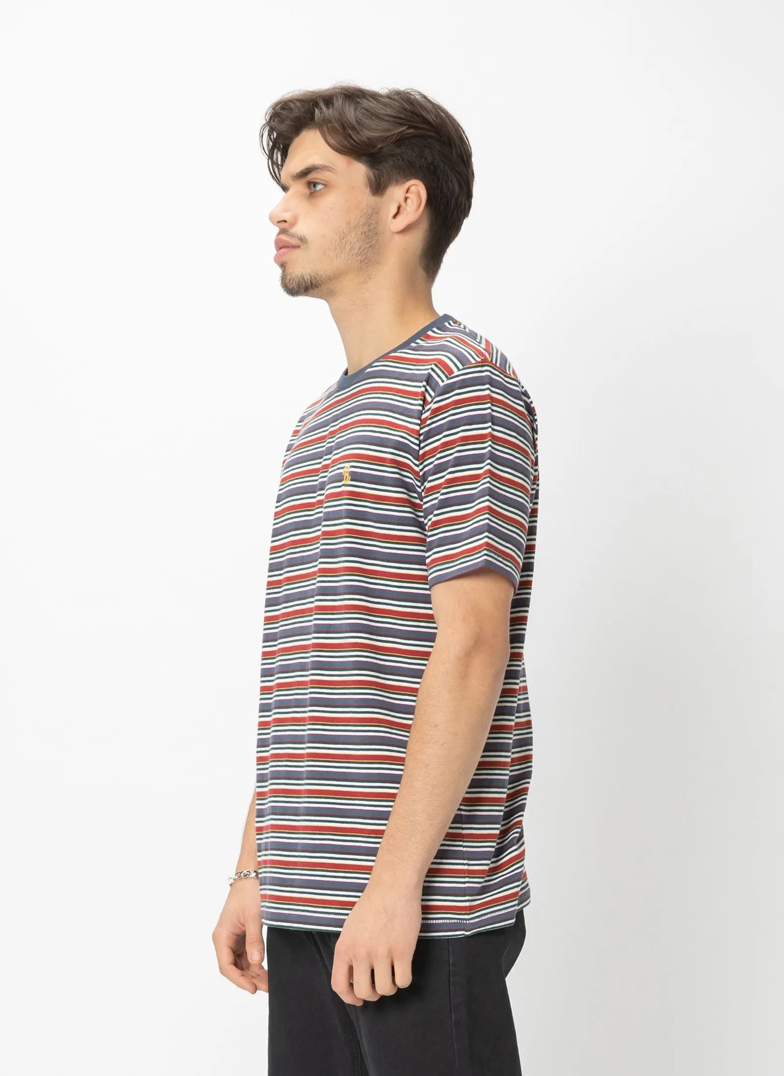 B.Schooled Tee Navy Stripe sold by Barney Cools product image thumbnail 2