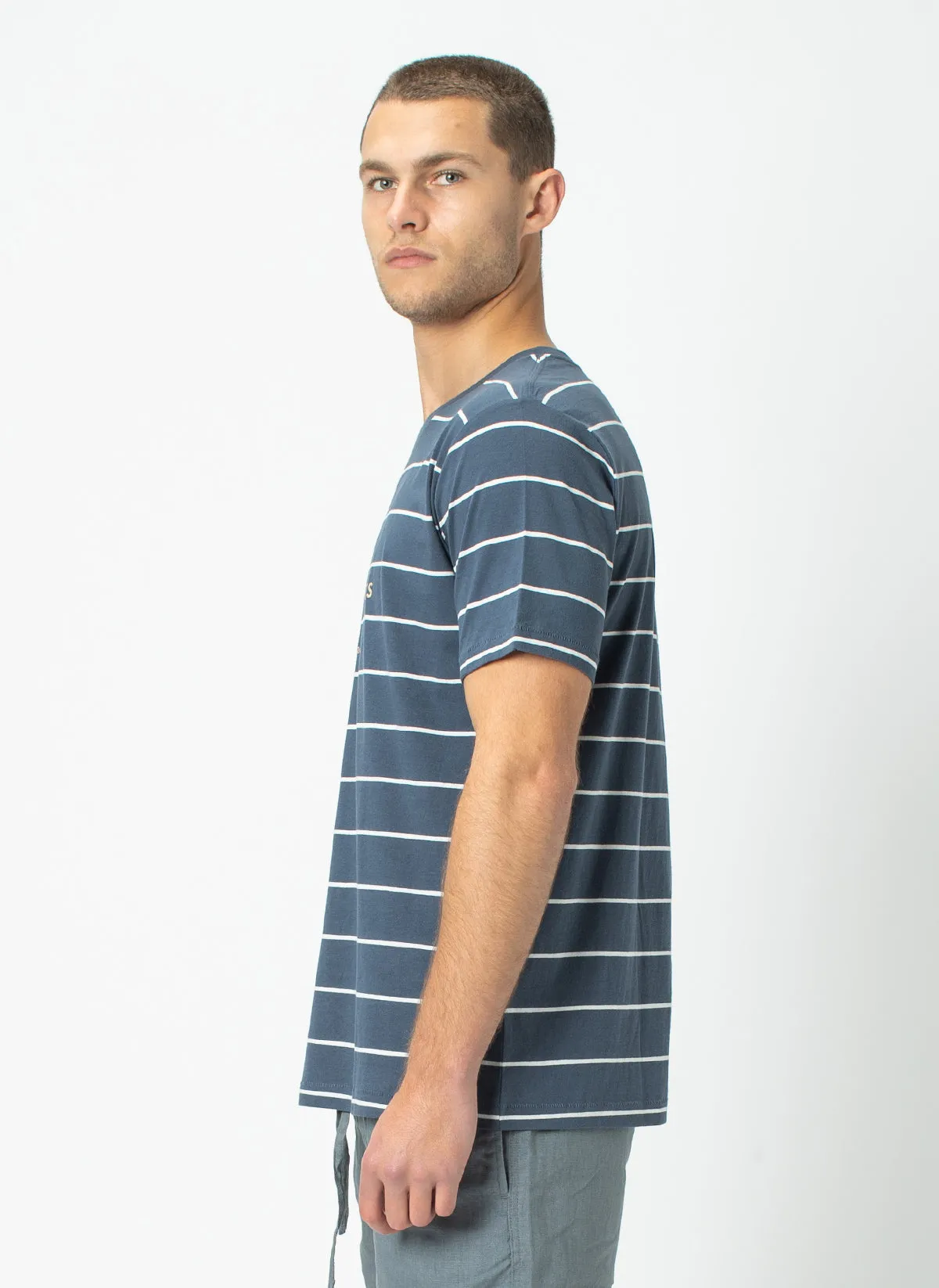 Barney Cools Tee Navy Stripe sold by Barney Cools product image thumbnail 4
