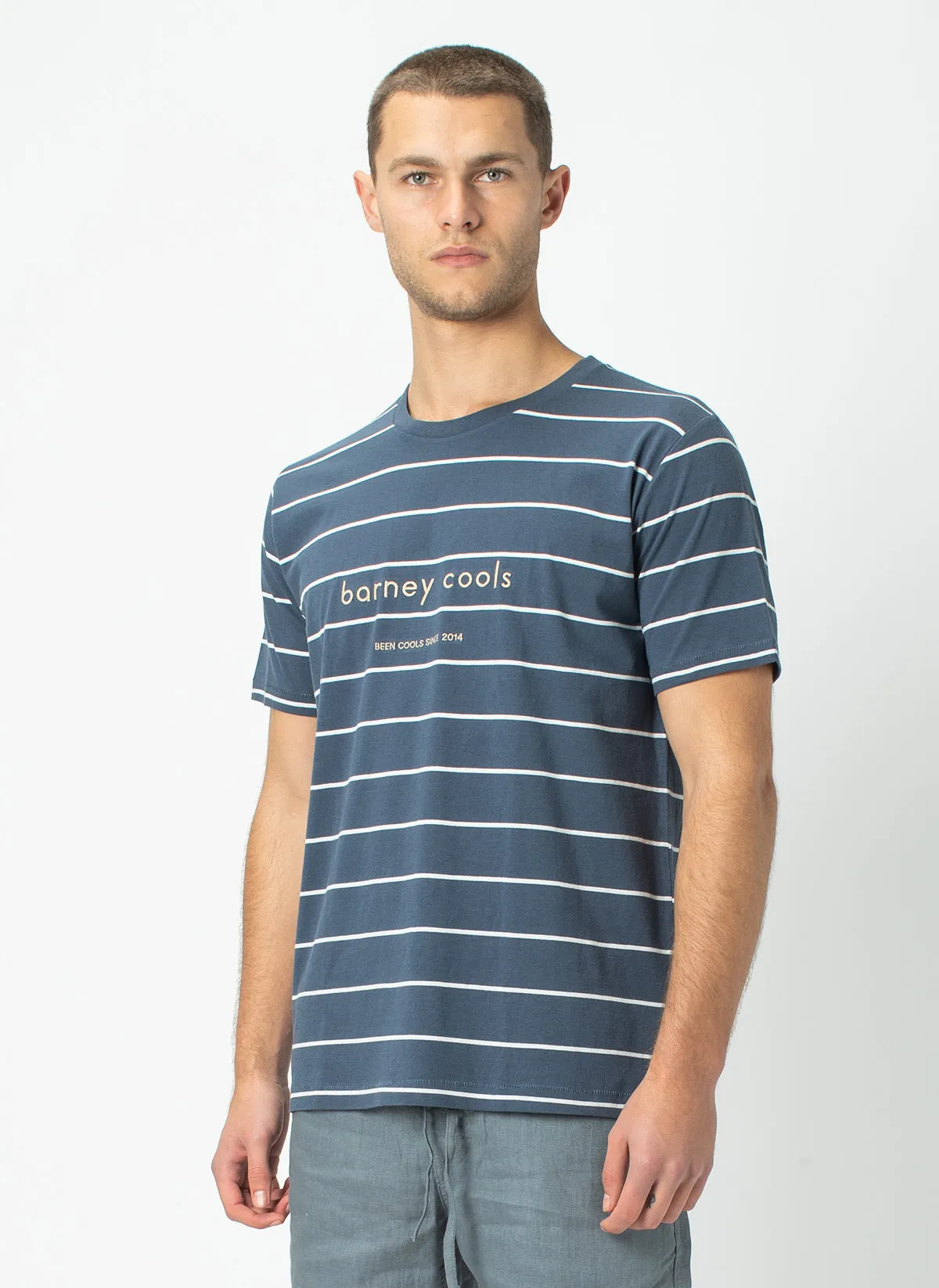 Barney Cools Tee Navy Stripe sold by Barney Cools product image thumbnail 3