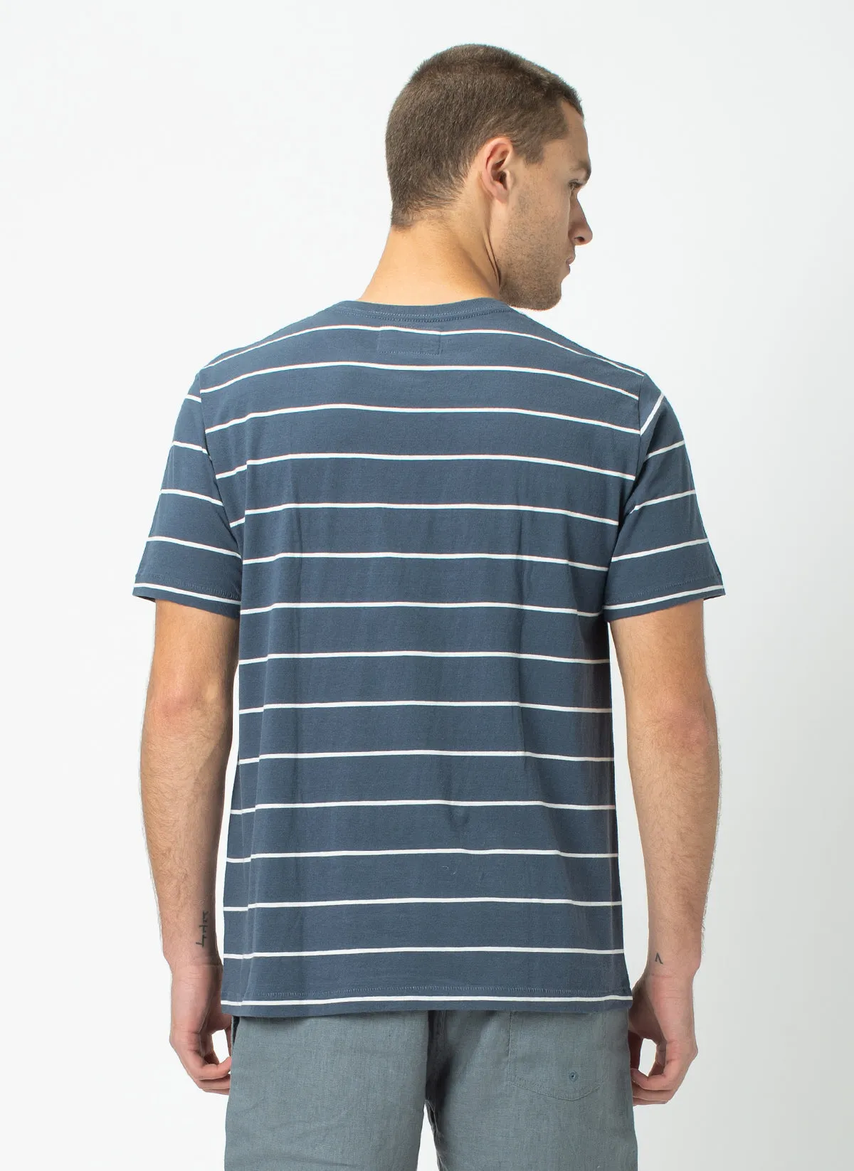 Barney Cools Tee Navy Stripe sold by Barney Cools product image thumbnail 5