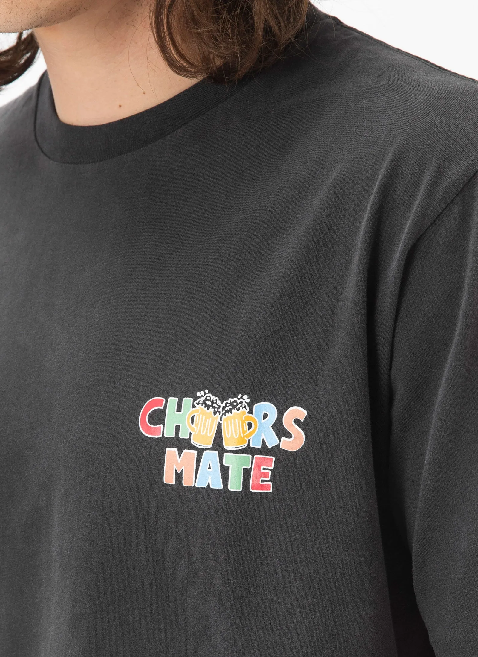 Cheers Mate Tee Black sold by Barney Cools product image thumbnail 5