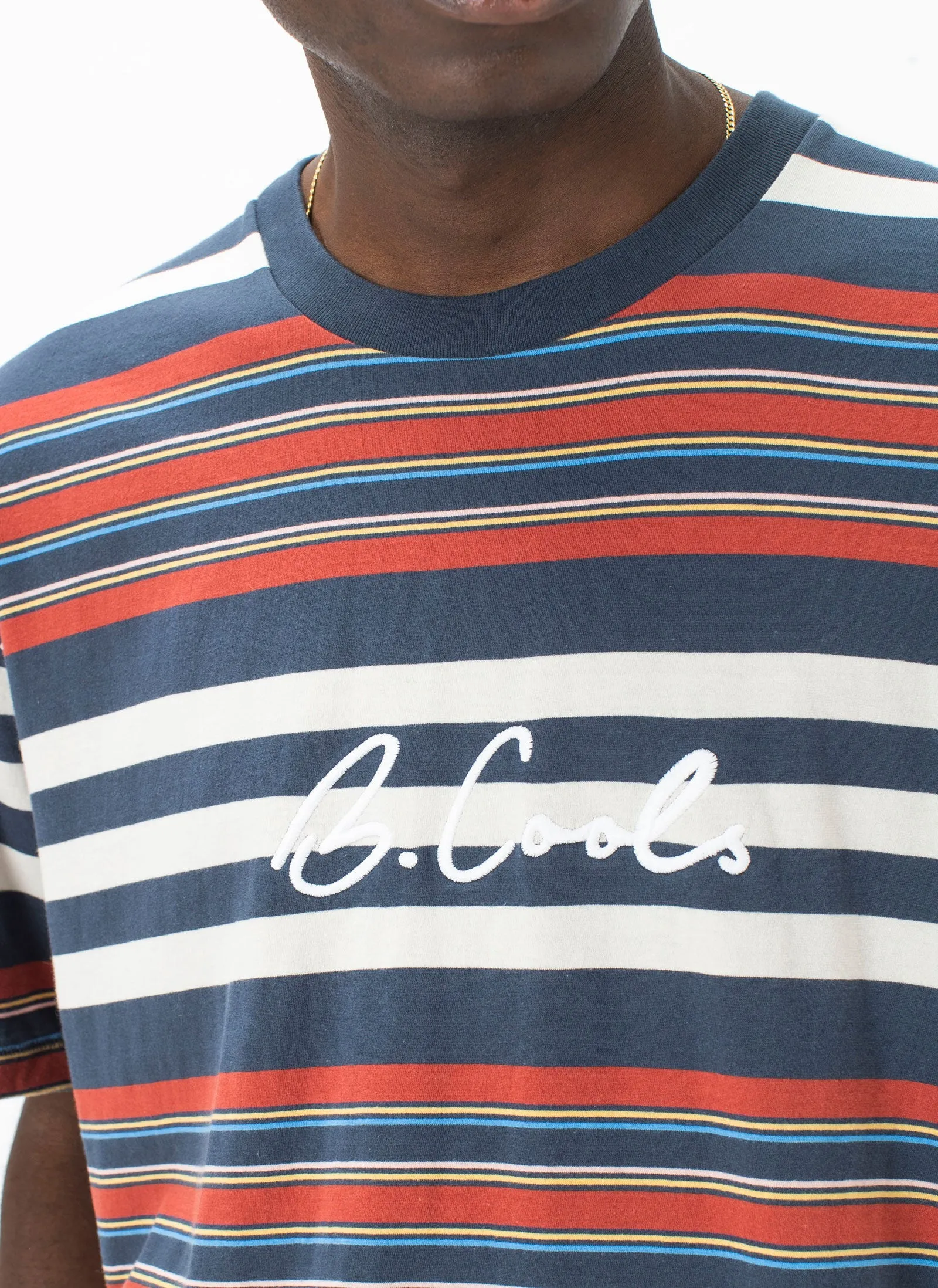 B.Cools Heritage Tee Slate Stripe sold by Barney Cools product image thumbnail 2