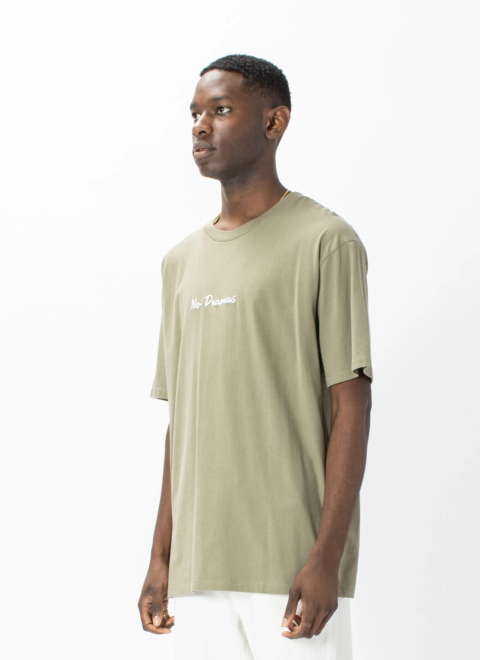 No Dramas Tee Sage sold by Barney Cools product image thumbnail 3