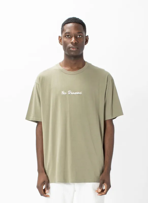 No Dramas Tee Sage sold by Barney Cools